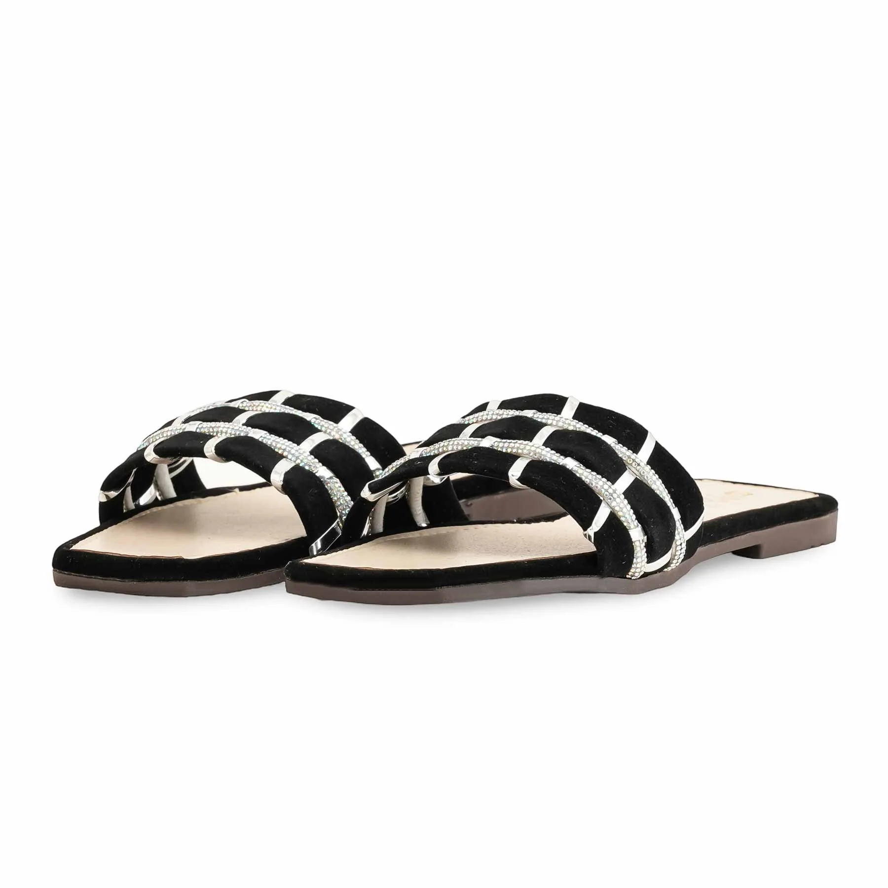 Black Casual Women Slipper CL2002 - Image 3