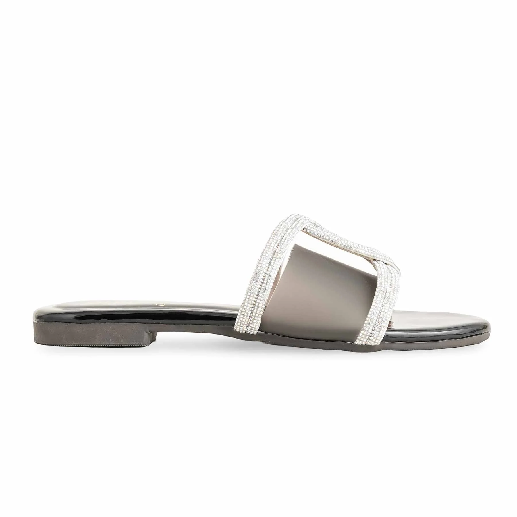 Black Casual Women Slipper CL2028