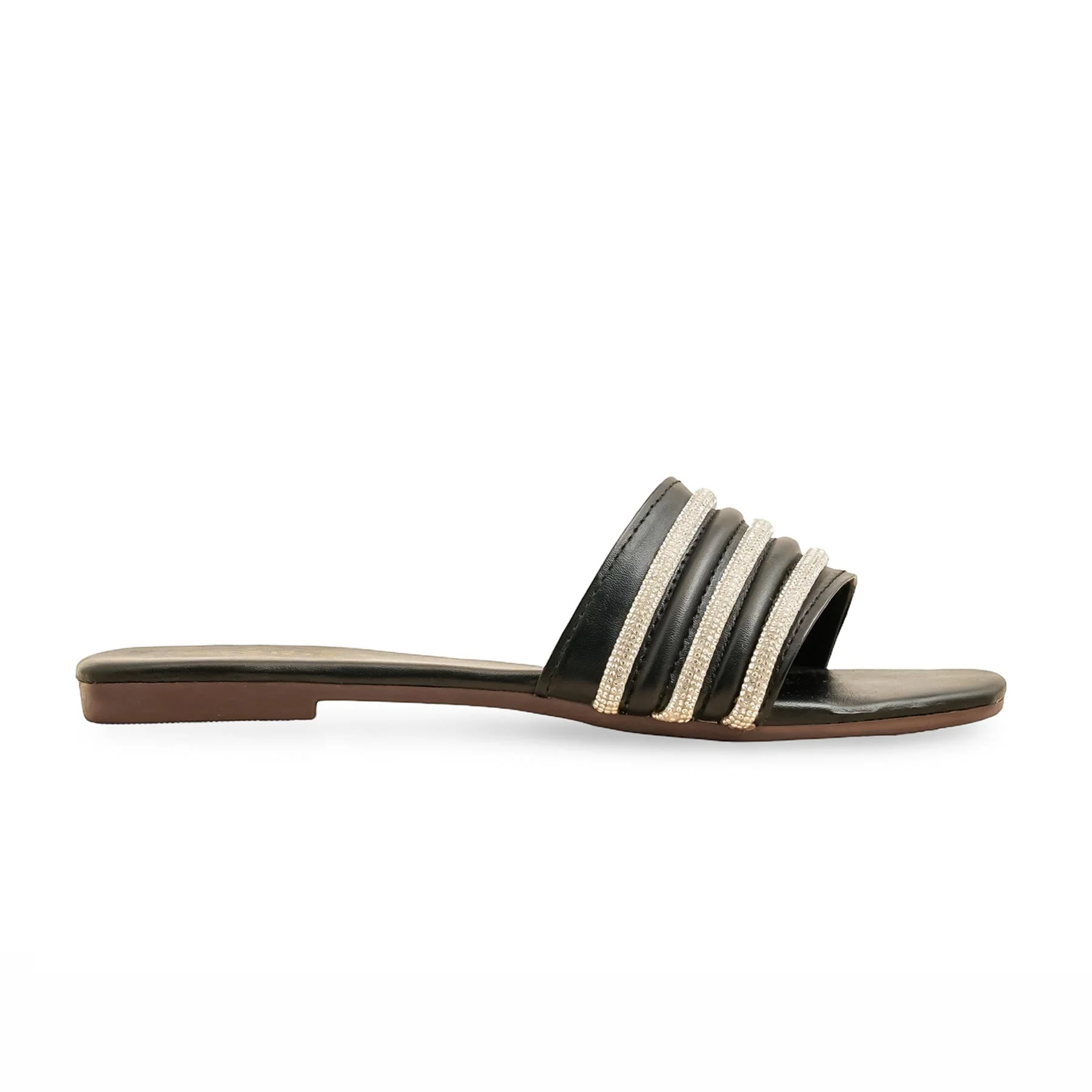 Black Casual Women Slipper CL2091 - Image 2