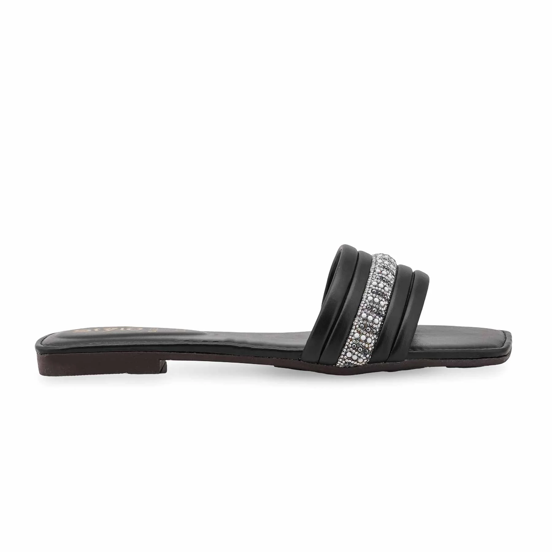 Black Casual Women Slipper CL2239 - Image 2
