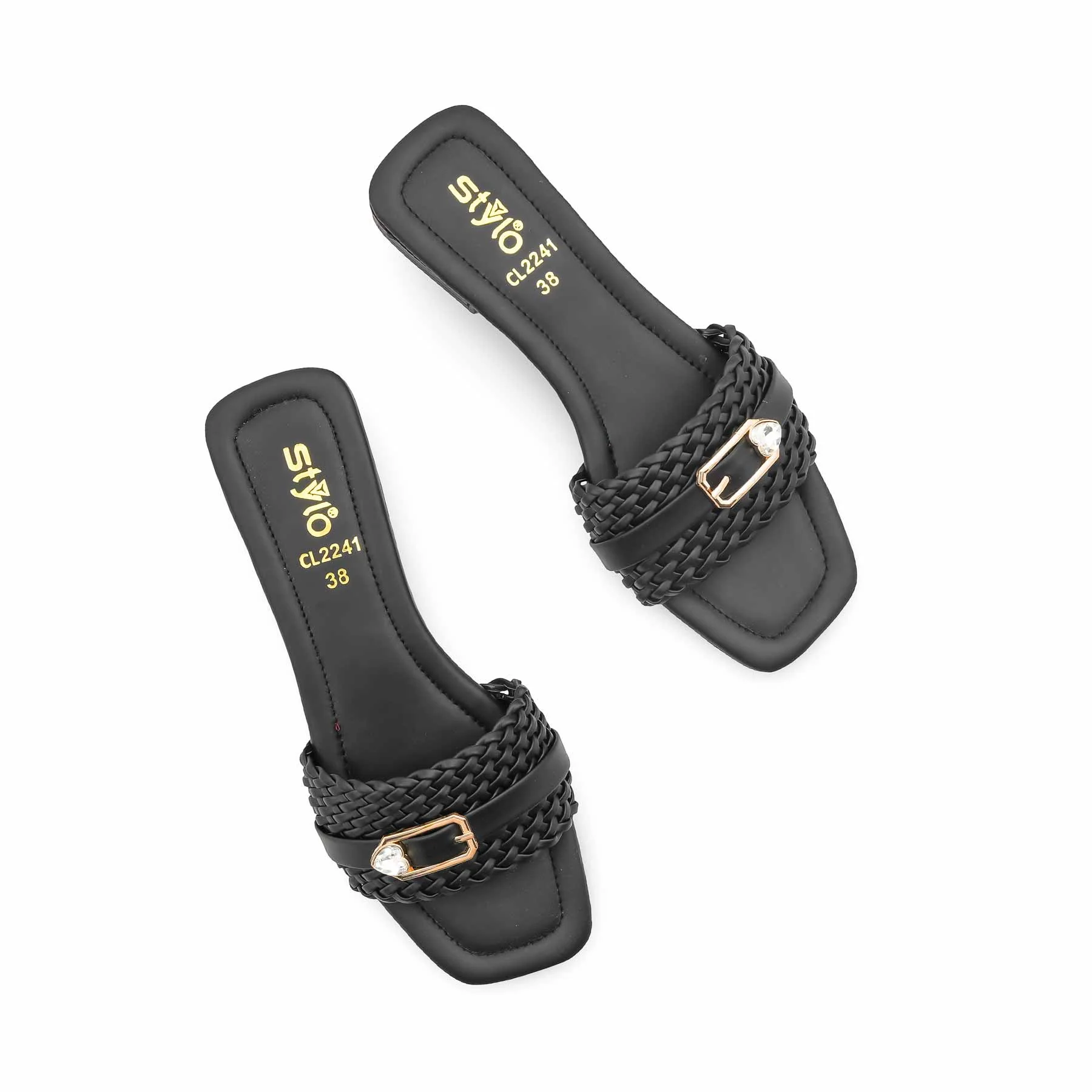 Black Casual Women Slipper CL2241 - Image 5