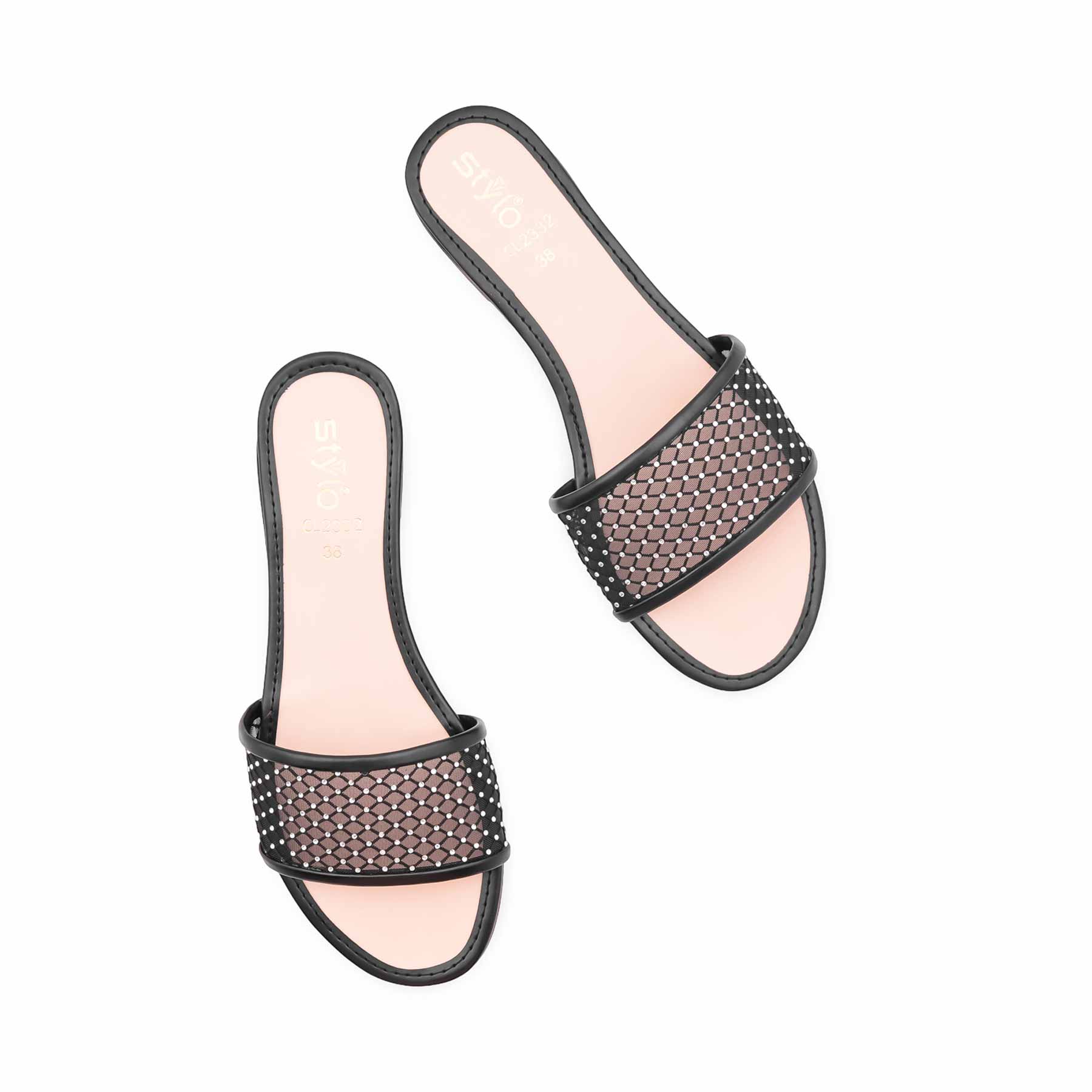 Black Casual Women Slipper CL2332 - Image 5