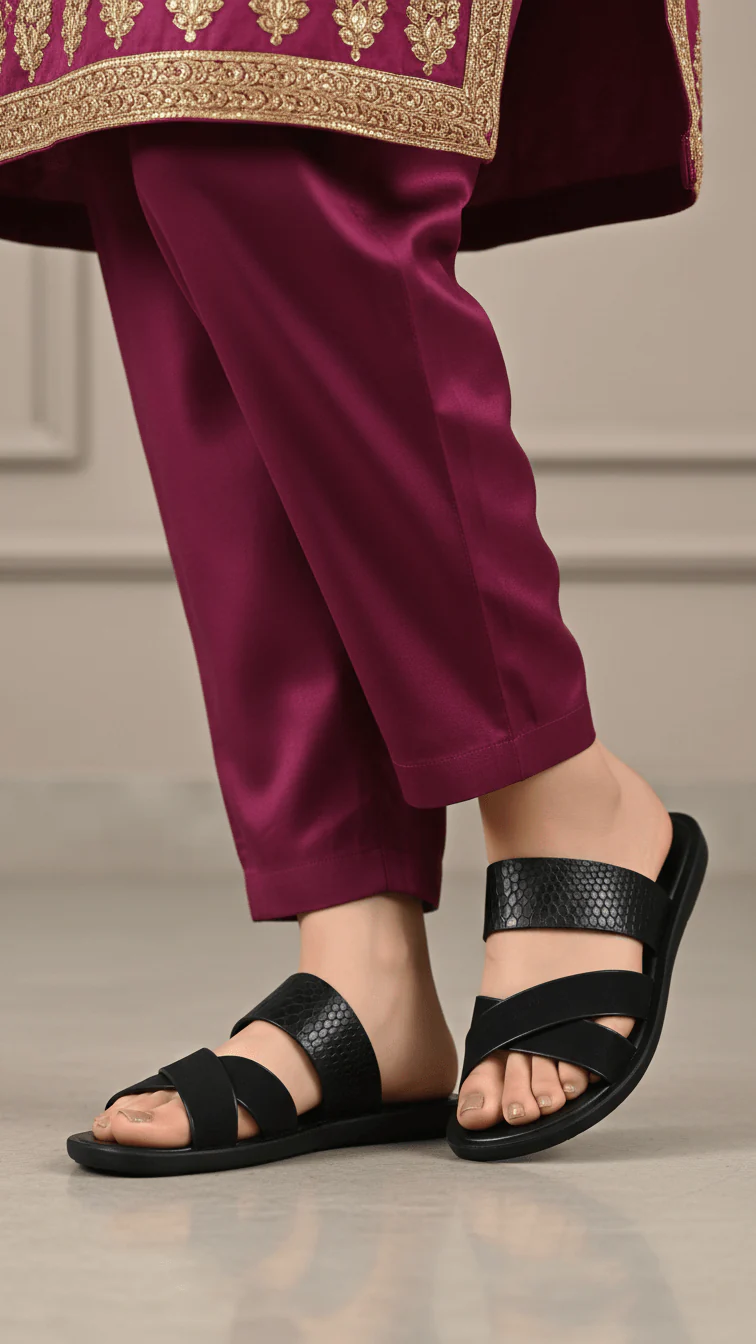 Black Casual Women Softy CL5604