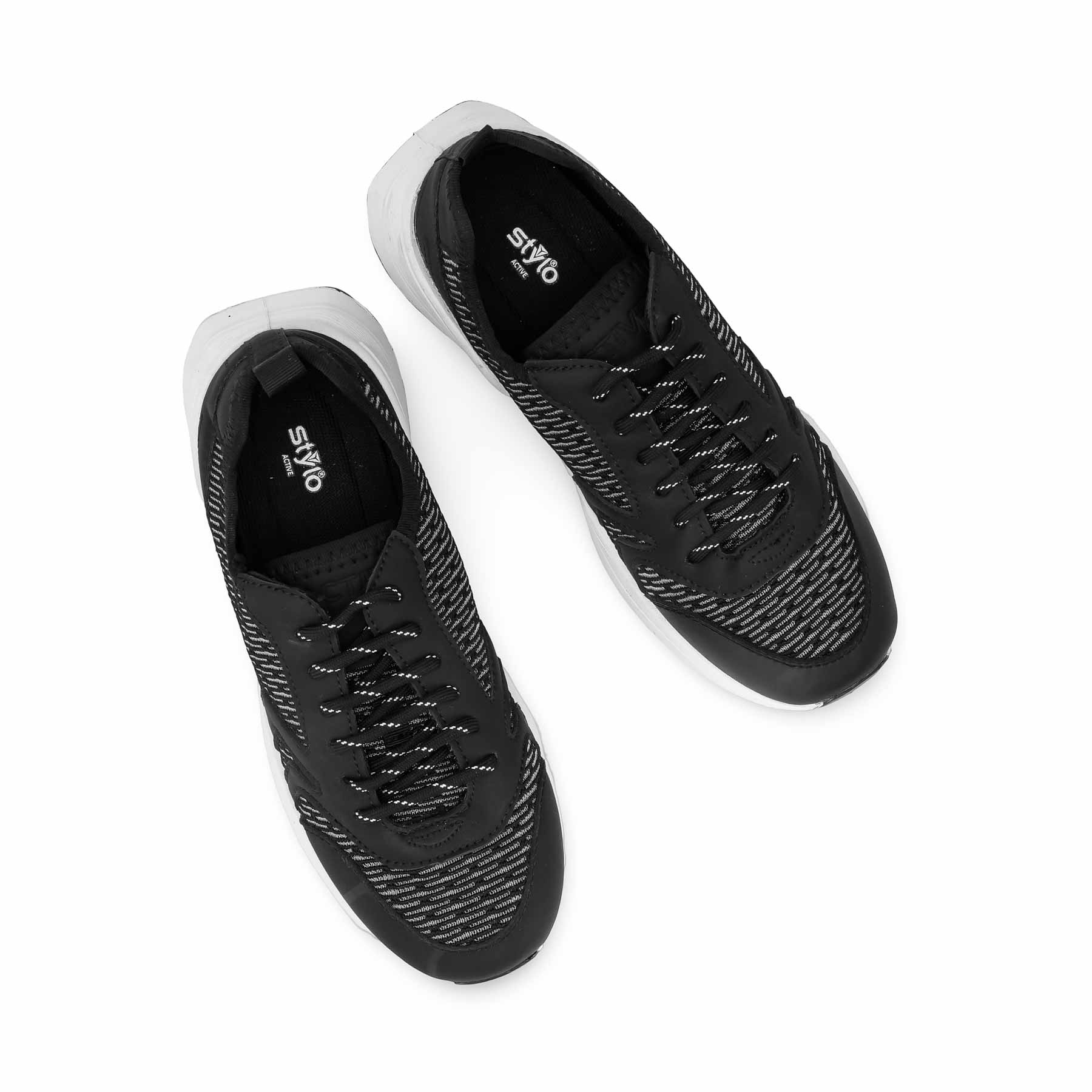 Black Causal Sneaker For Women AT7387 - Image 5