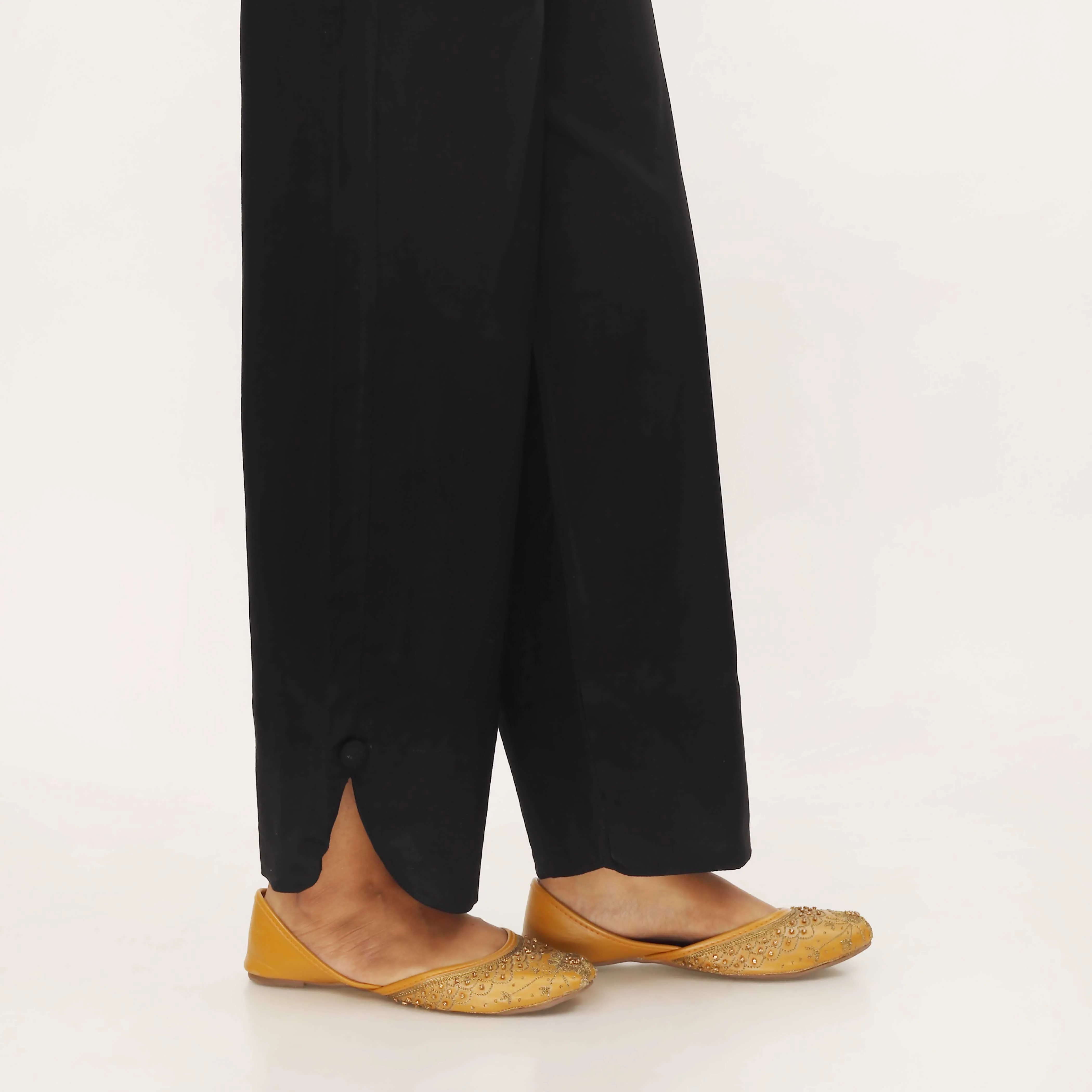 Black Cotton Cambric Trouser PL5107 - Image 4