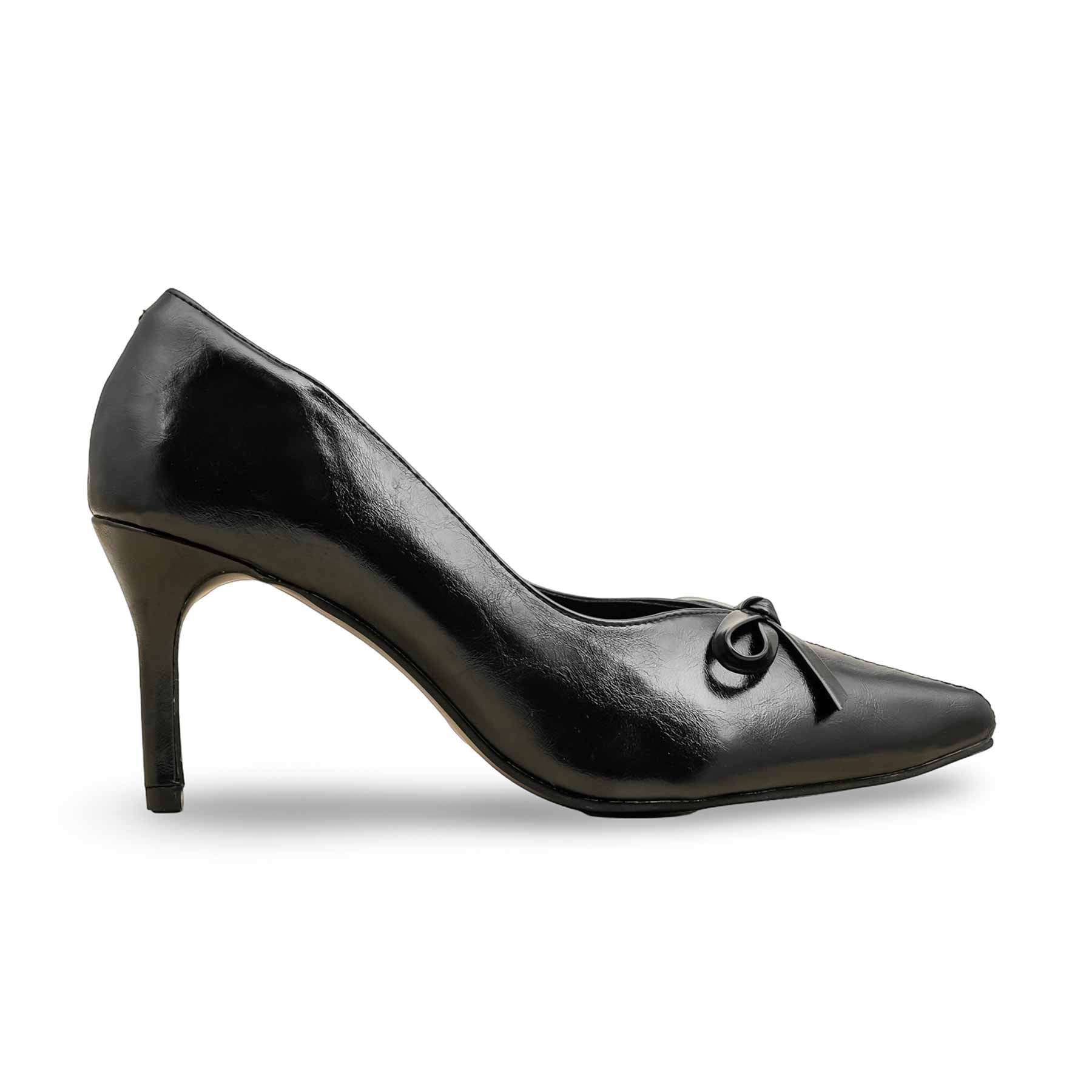 Black Court Shoes For Women WN7527 - Image 2