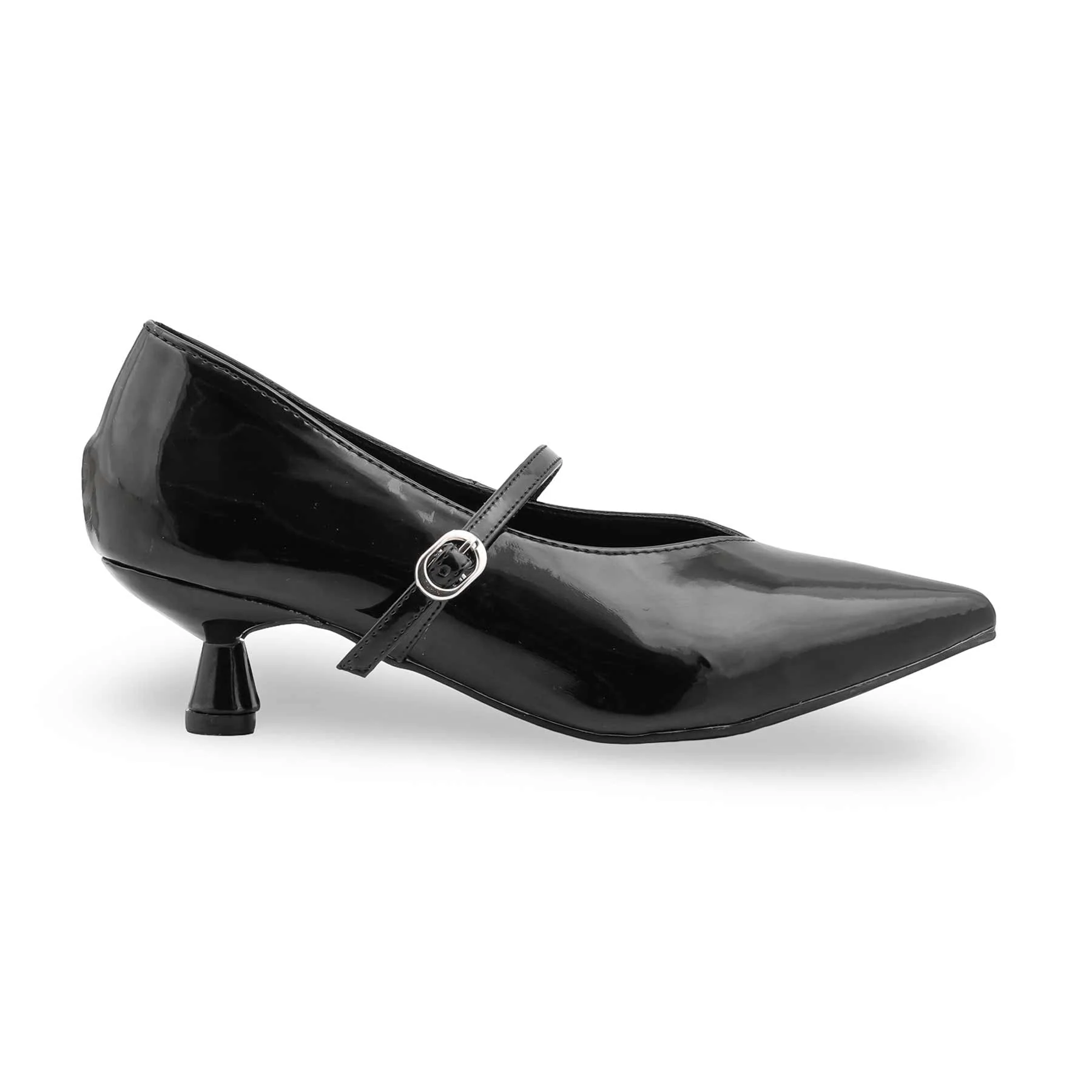 Black Court Shoes For Women WN7552 - Image 2