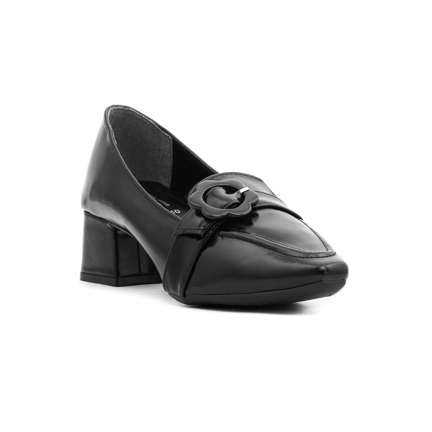 Black Court Shoes WN7310 - Image 2