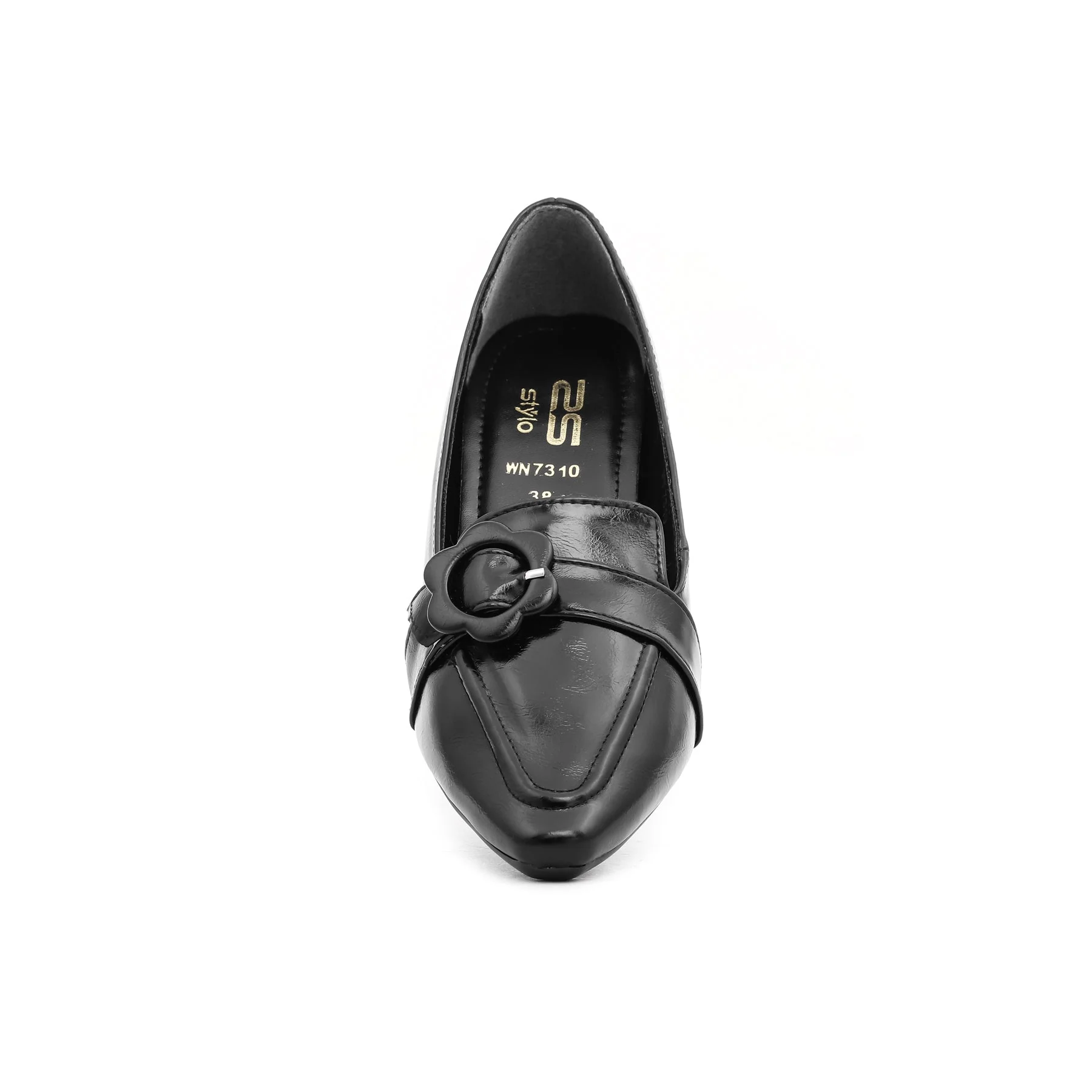 Black Court Shoes WN7310 - Image 3