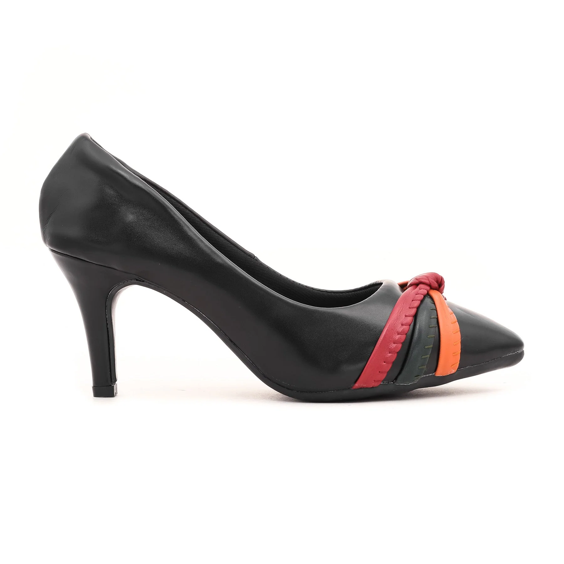 Black Court Shoes WN7319 - Image 2