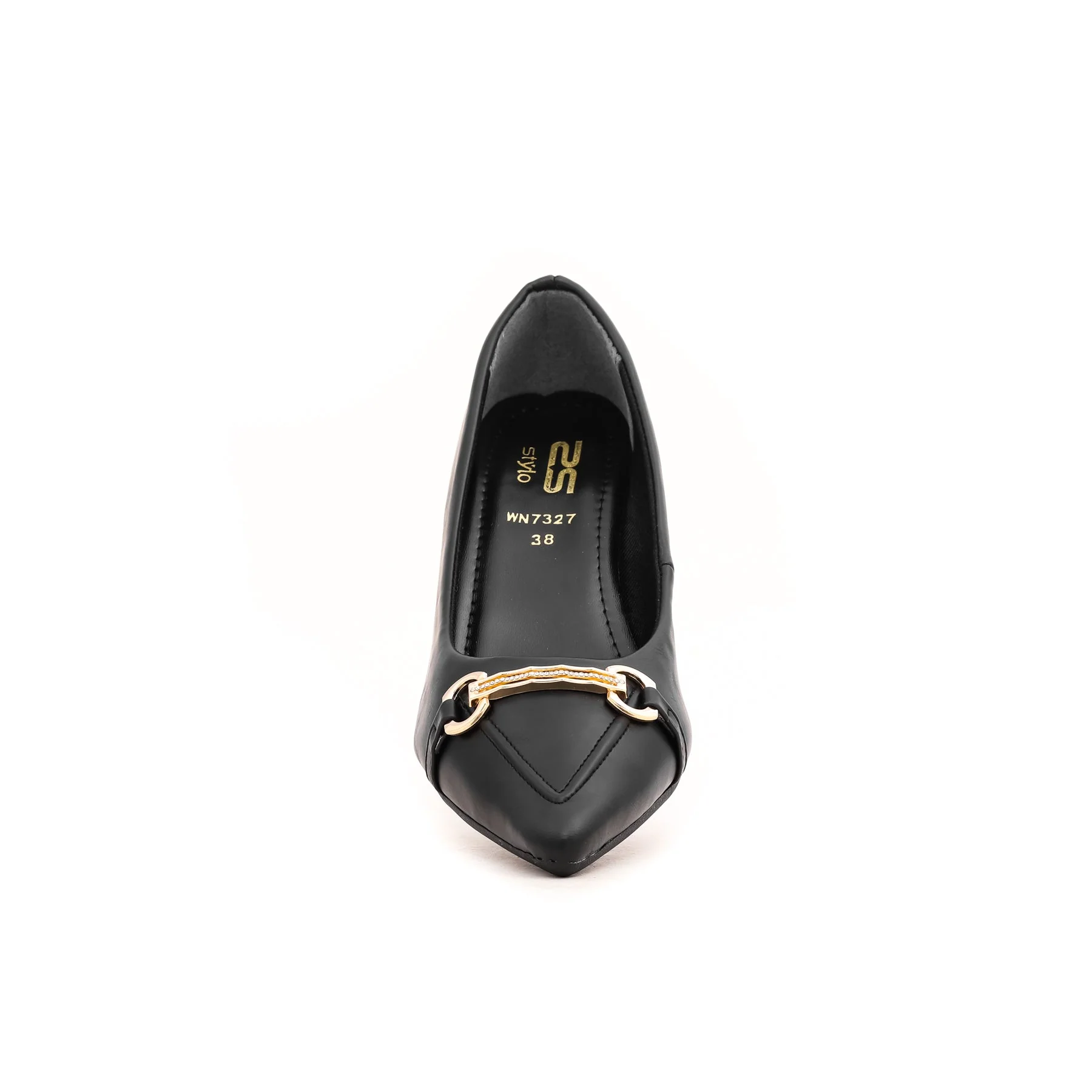 Black Court Shoes WN7327 - Image 3