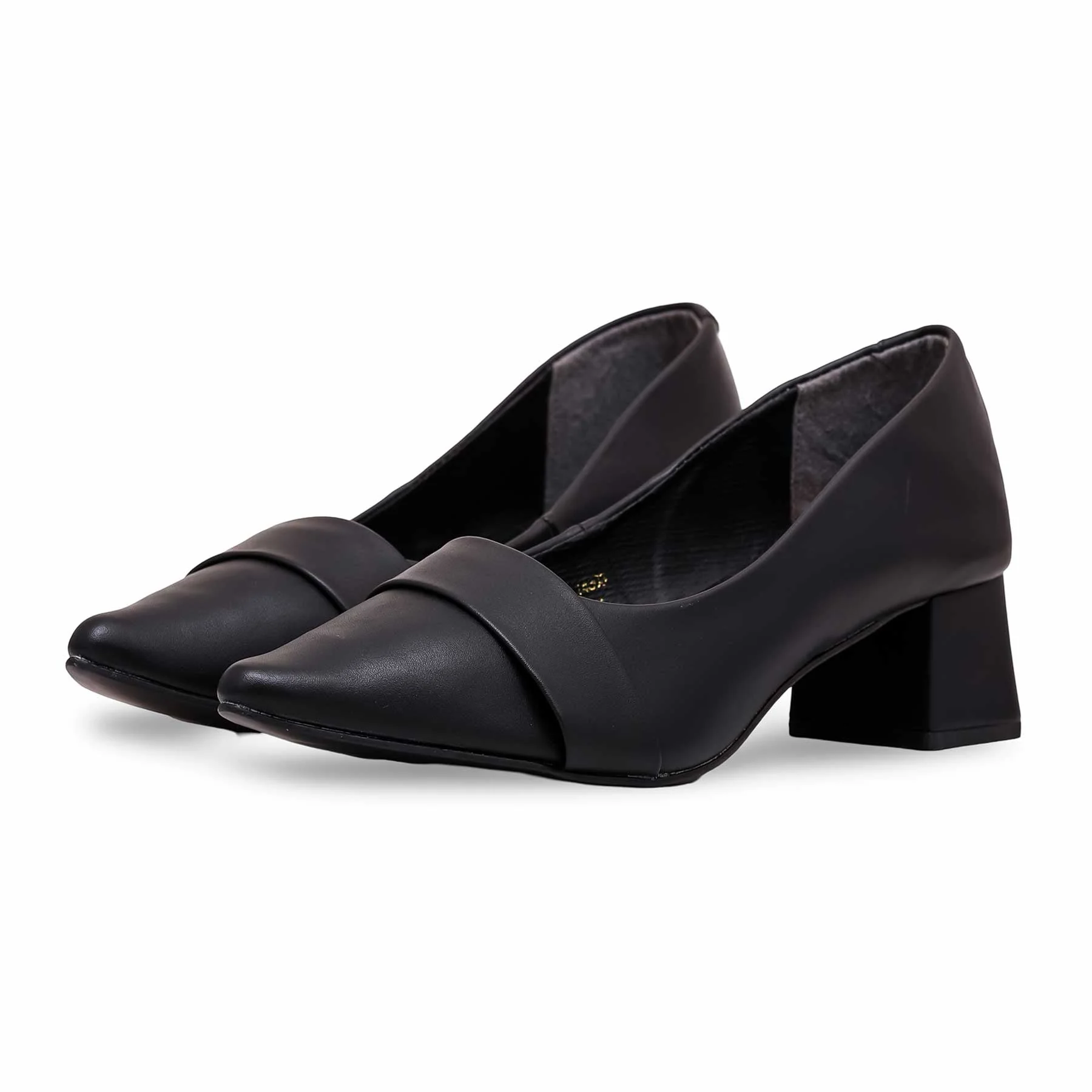 Black Court Shoes WN7404 - Image 2