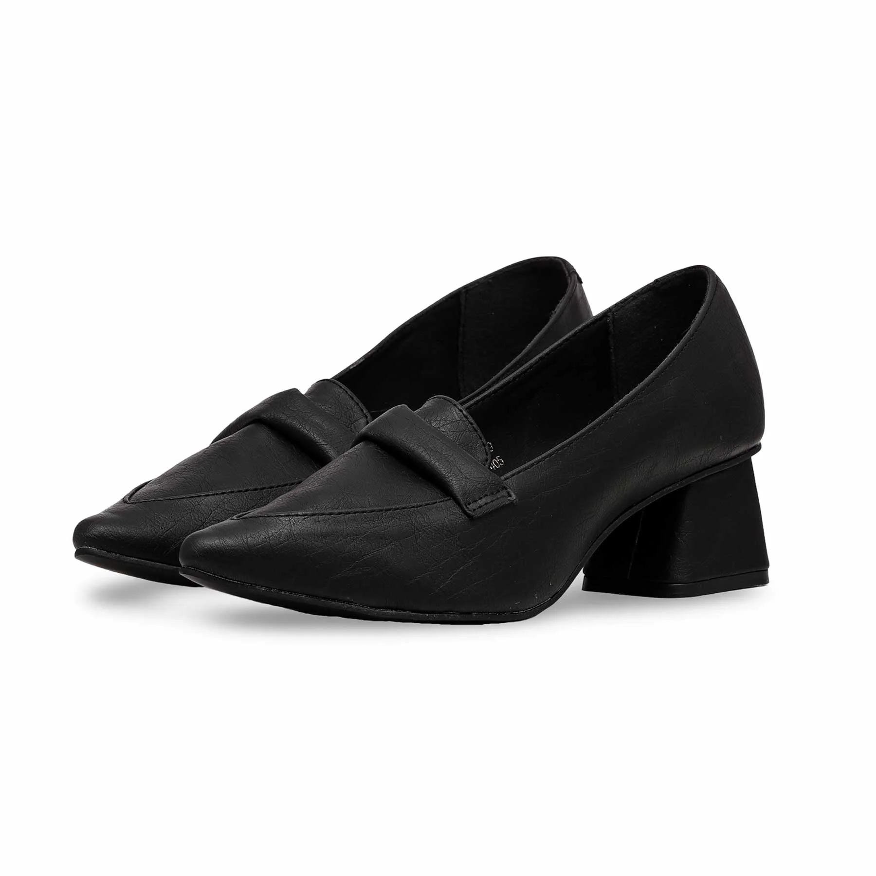 Black Court Shoes WN7405 - Image 2