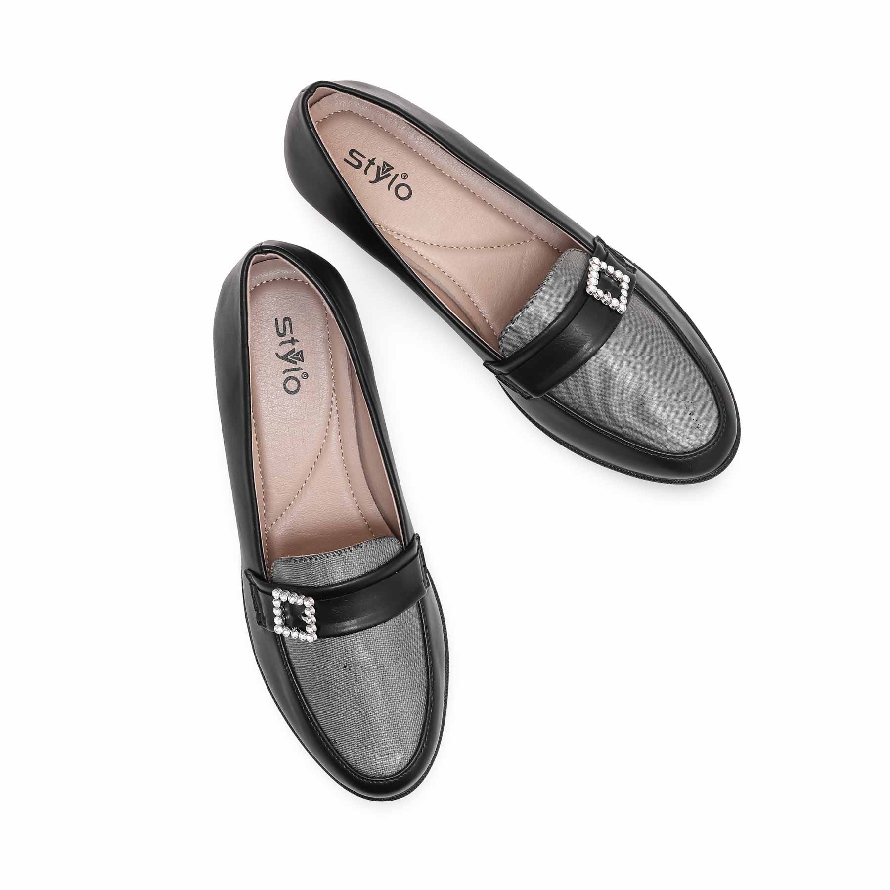 Black Court Shoes WN7456 - Image 4