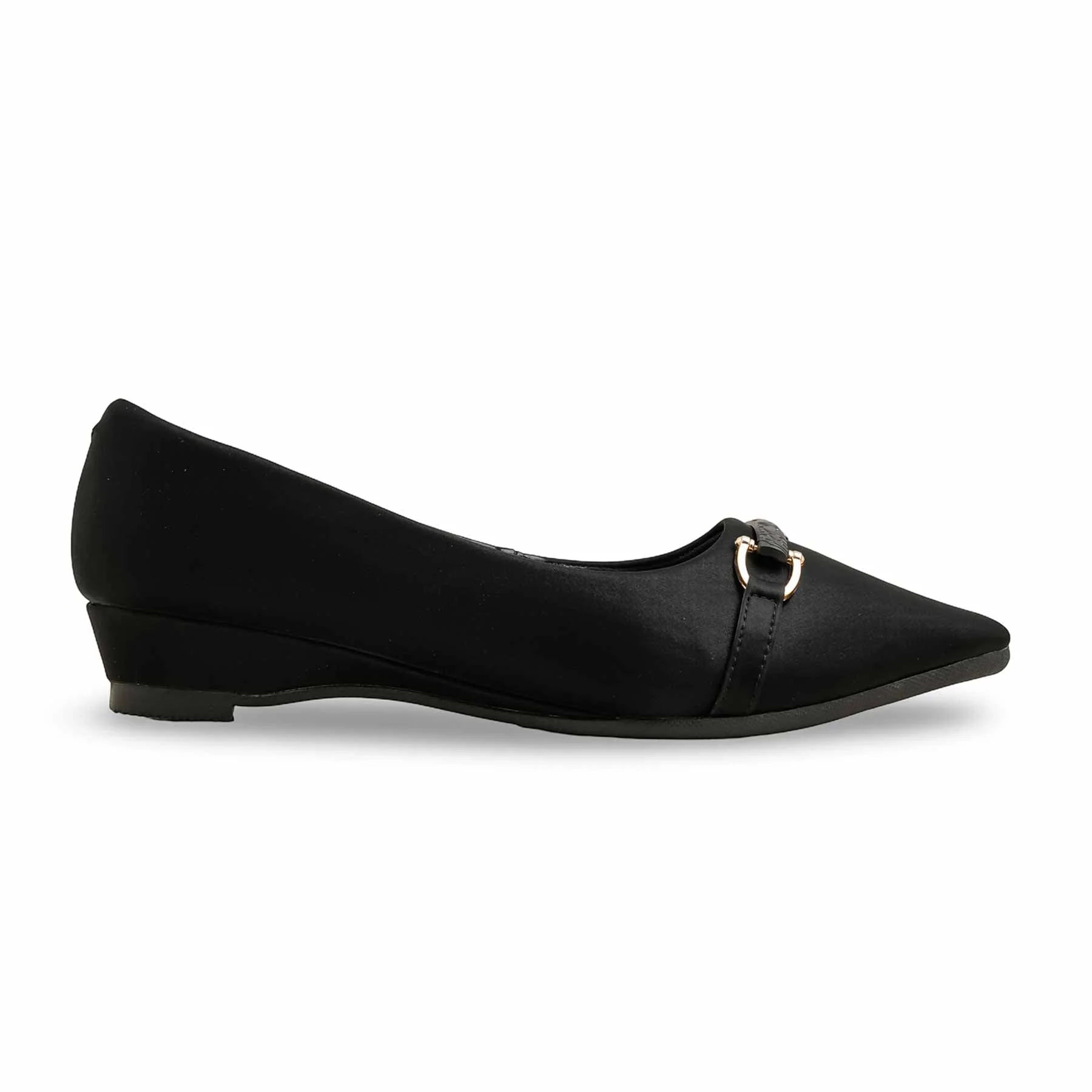 Black Court Shoes WN7487 - Image 2