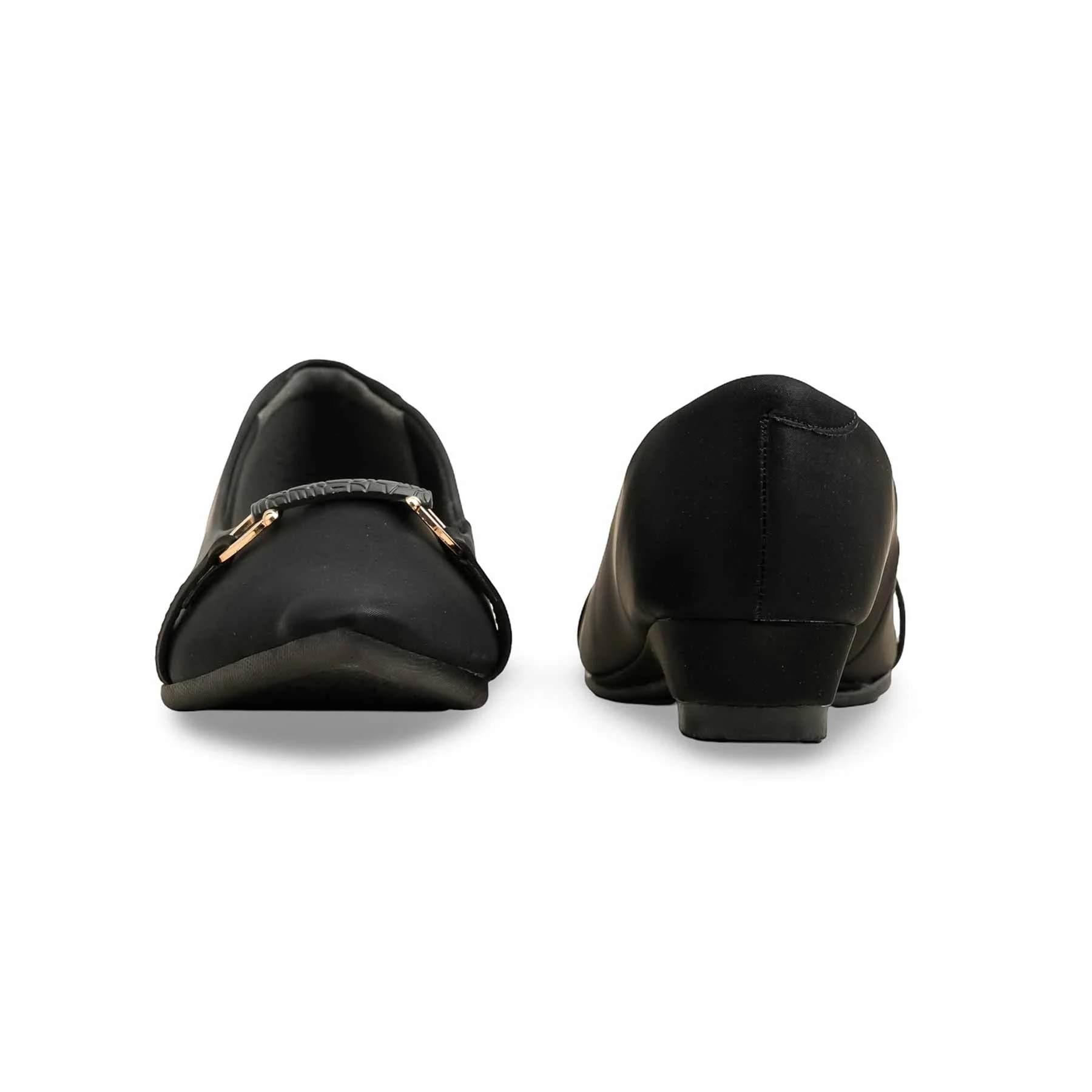 Black Court Shoes WN7487 - Image 4