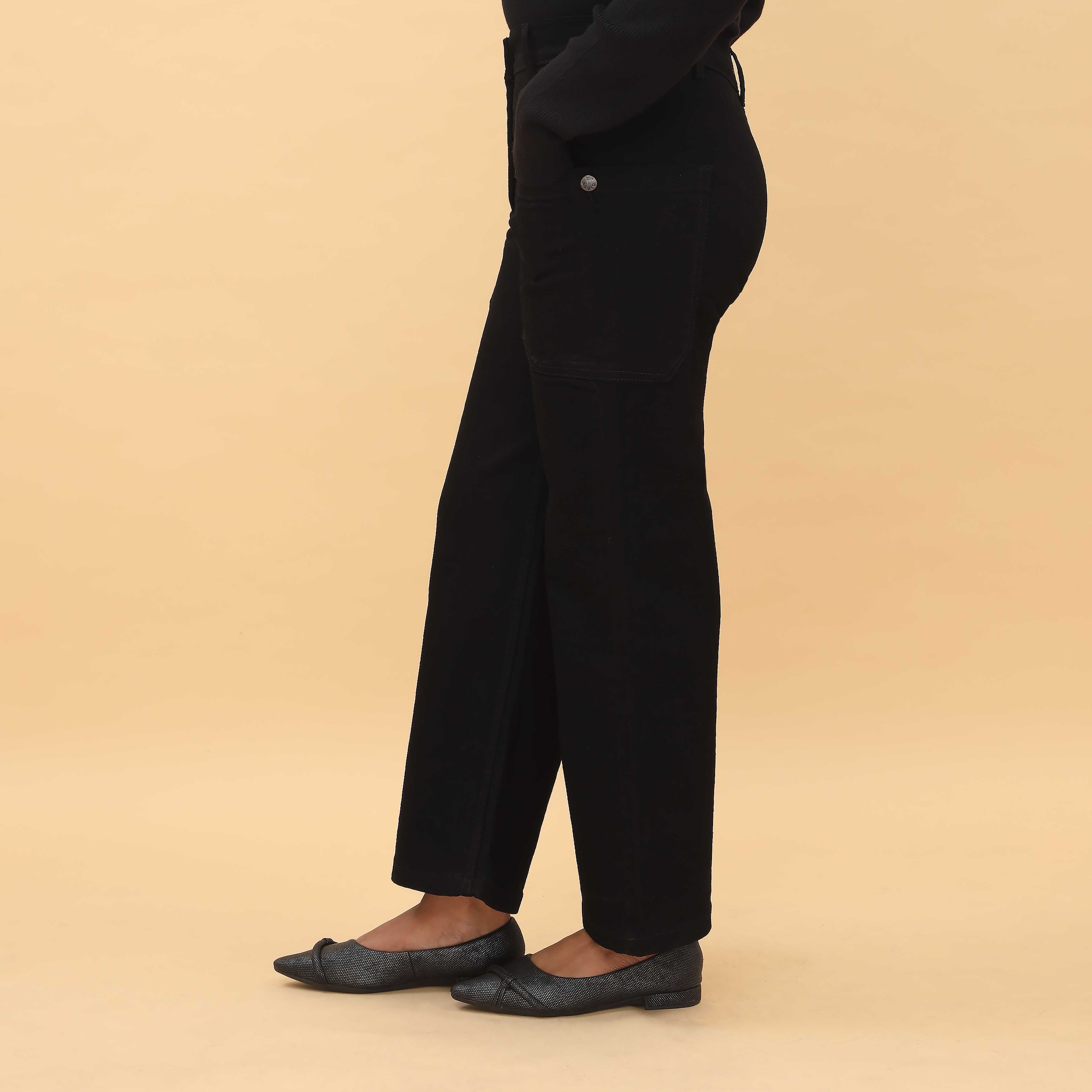 Black Denim Pant PP5001 - Image 2