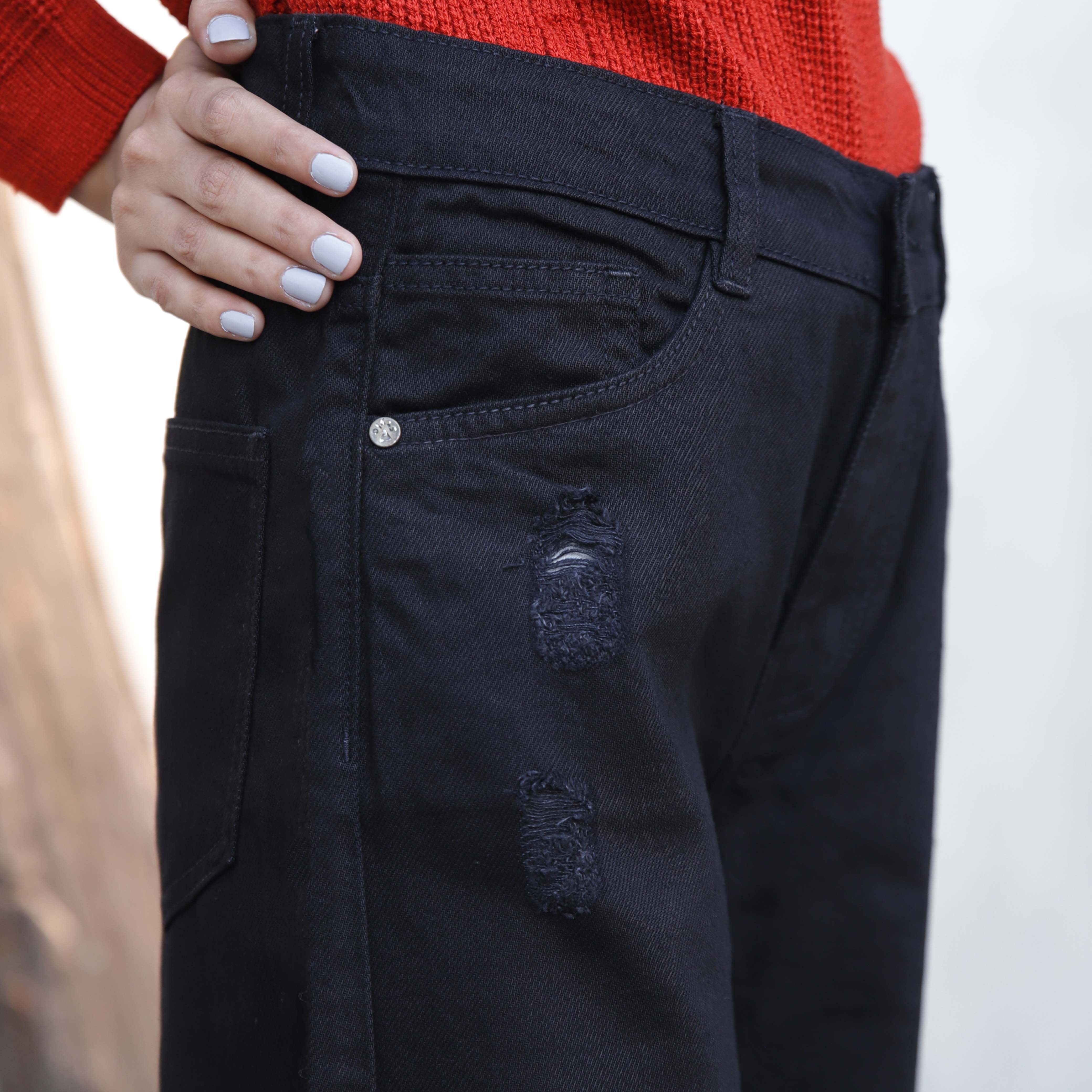 Black Denim pant PS4595 - Image 4