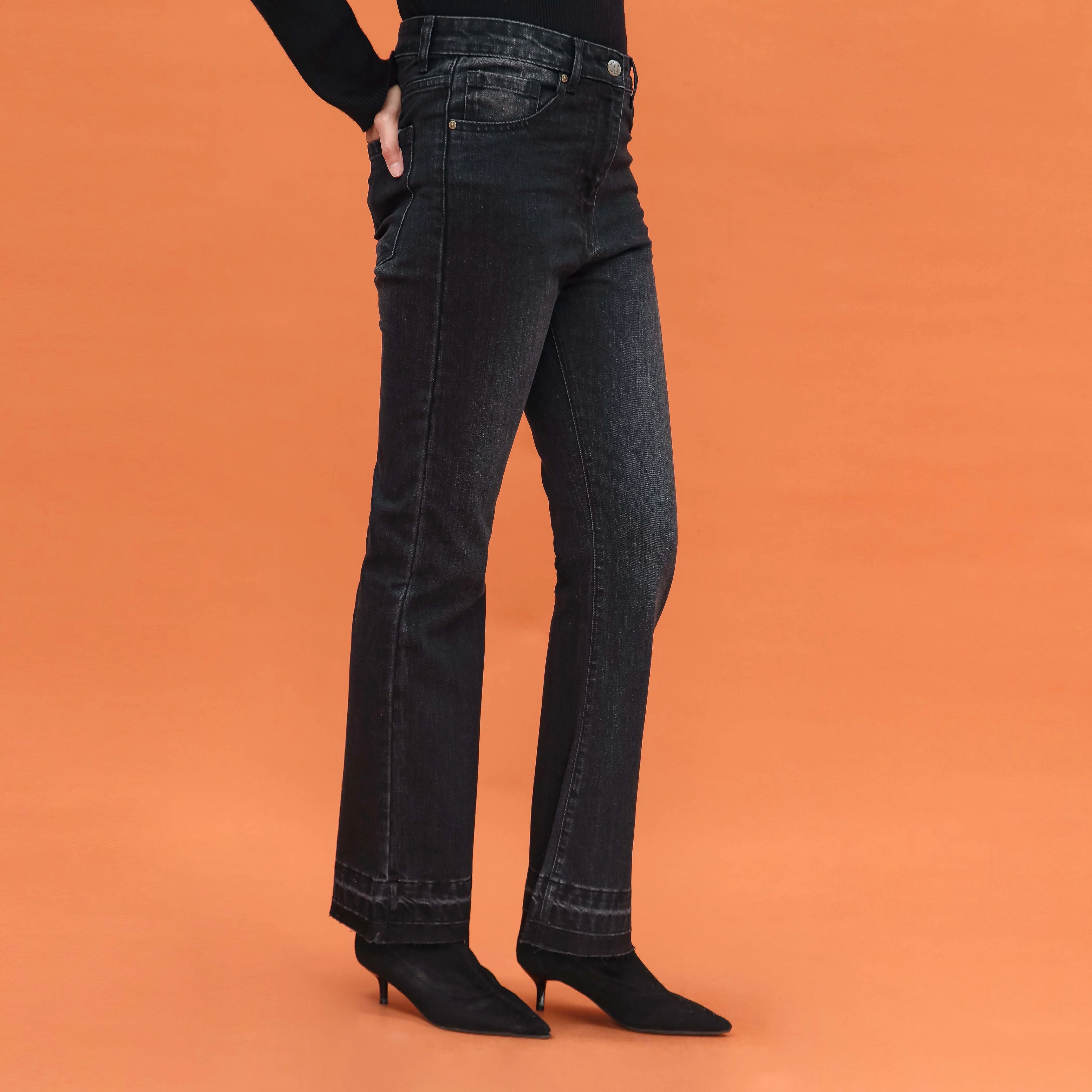 Black Denim Pant PS9534 - Image 2