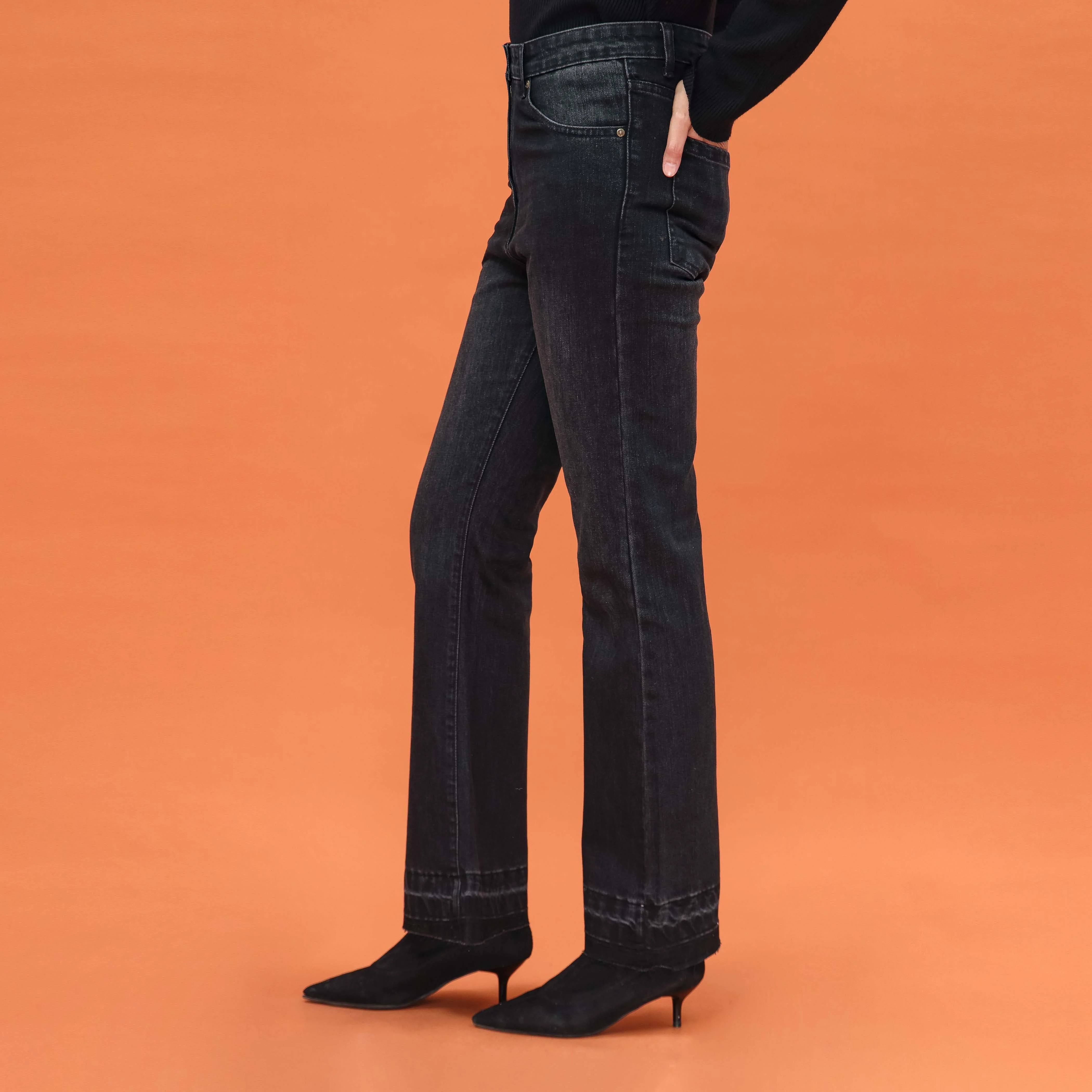 Black Denim Pant PS9534 - Image 3