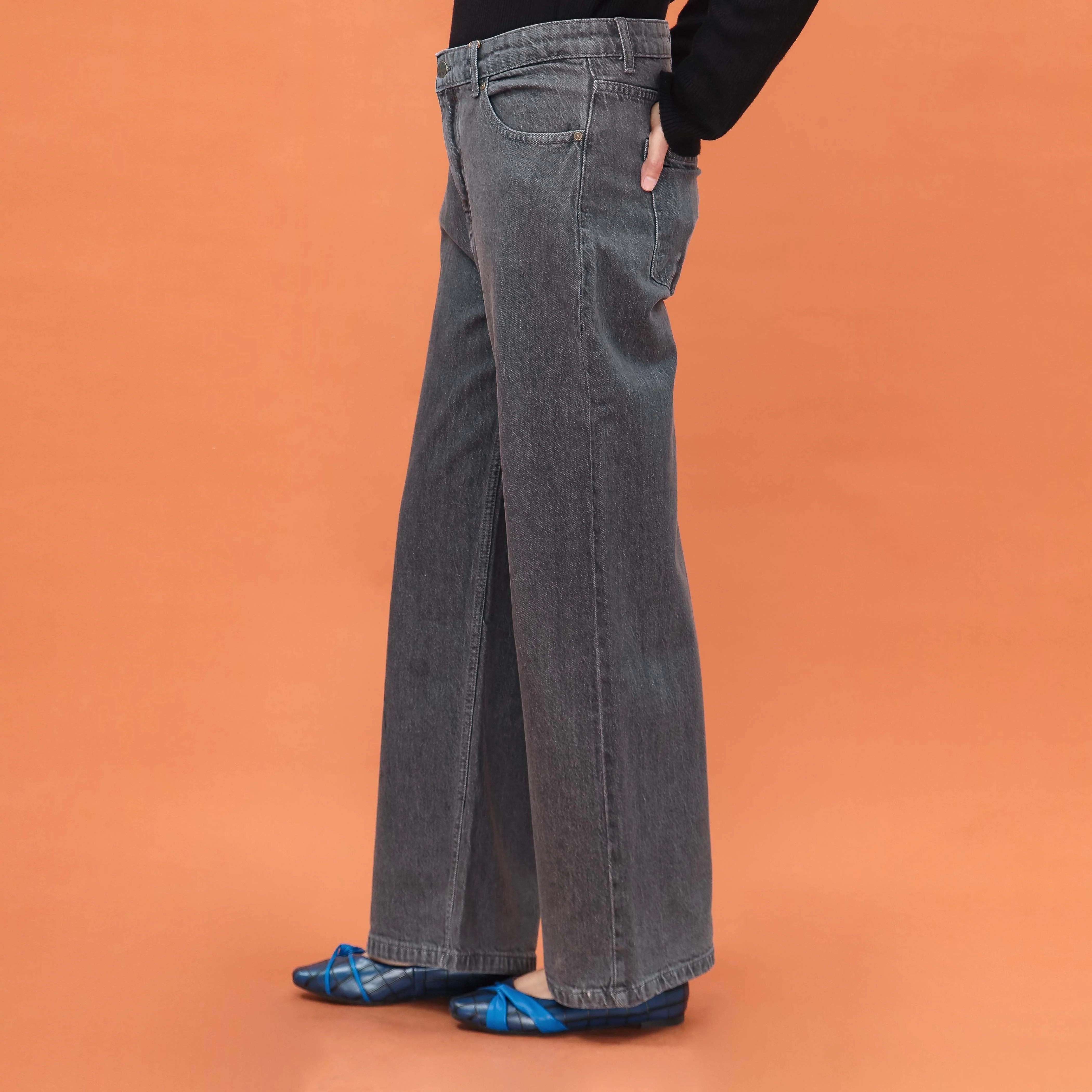 Black Denim Pant PS9537 - Image 3