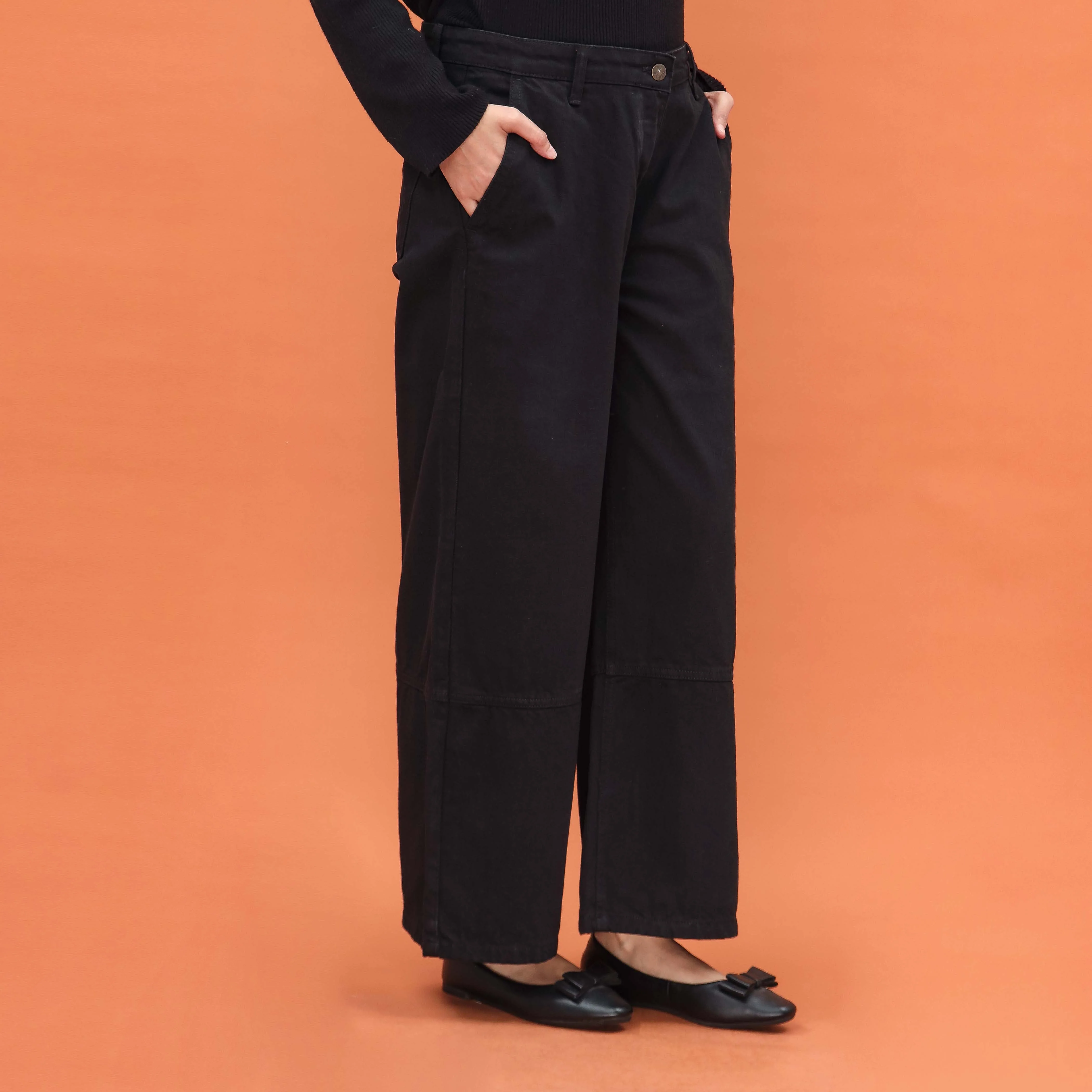 Black Denim Pant PS9540 - Image 2