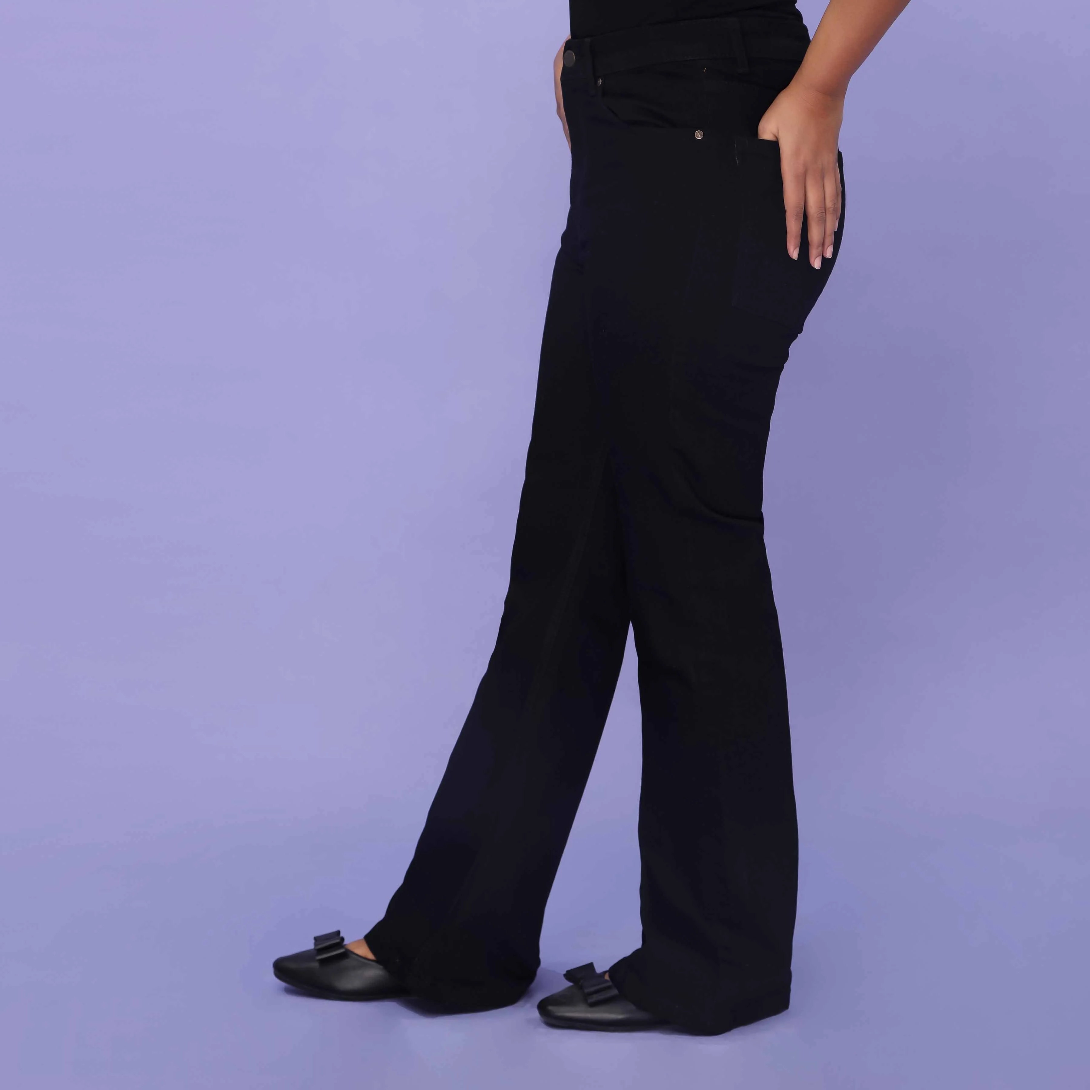 Black Denim Pant PS9543 - Image 3