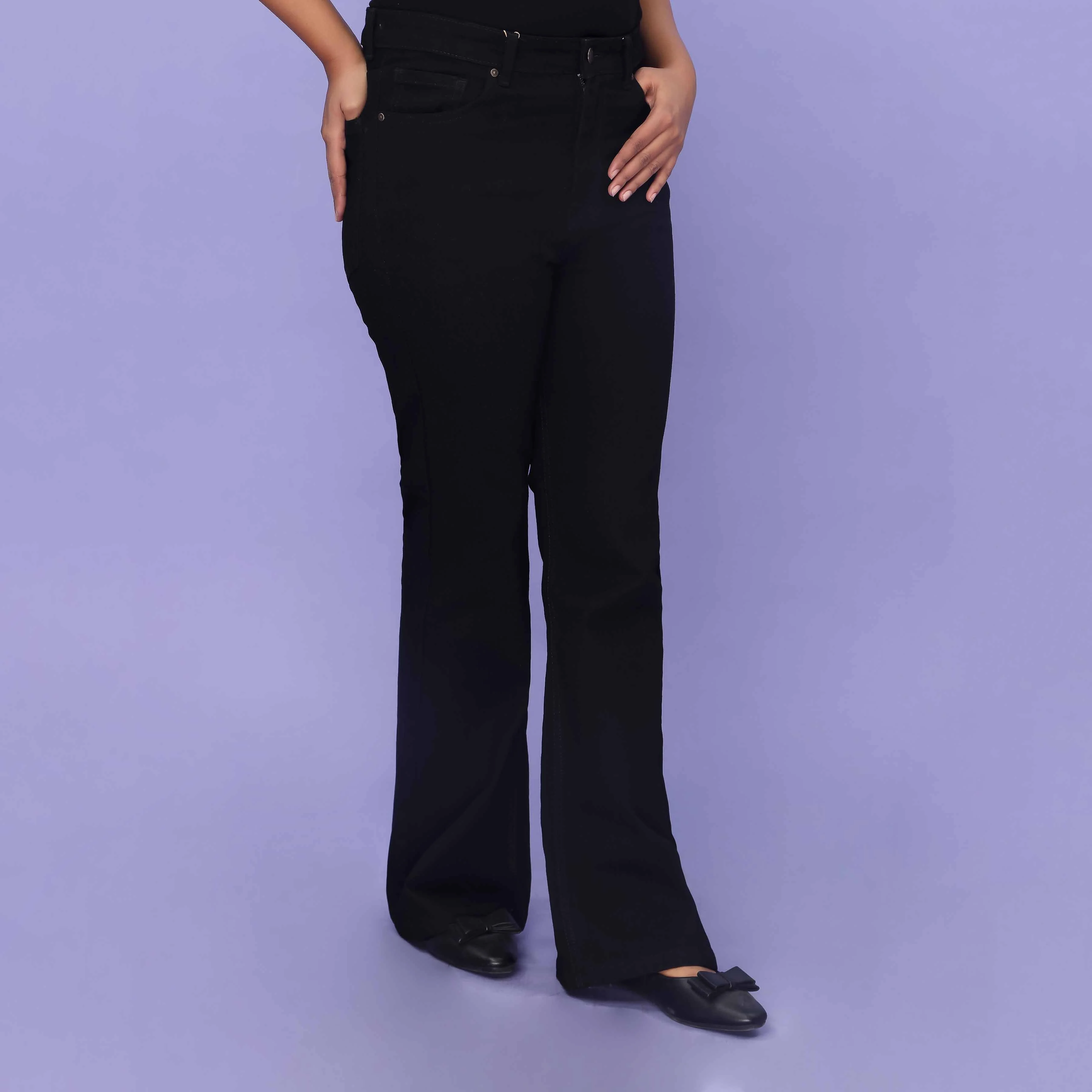 Black Denim Pant PS9543 - Image 4