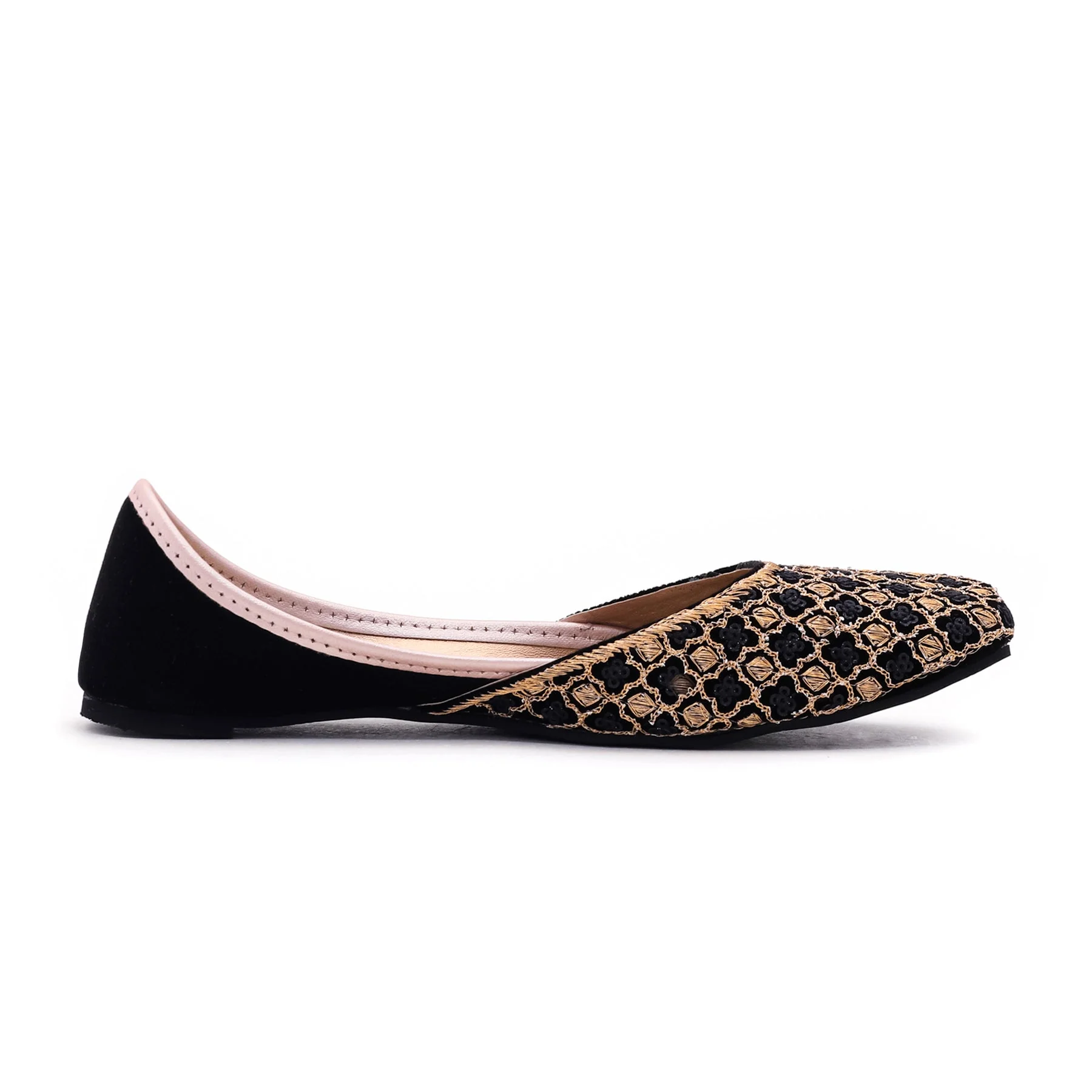 Black Ethnic Khussa EC8009 - Image 2