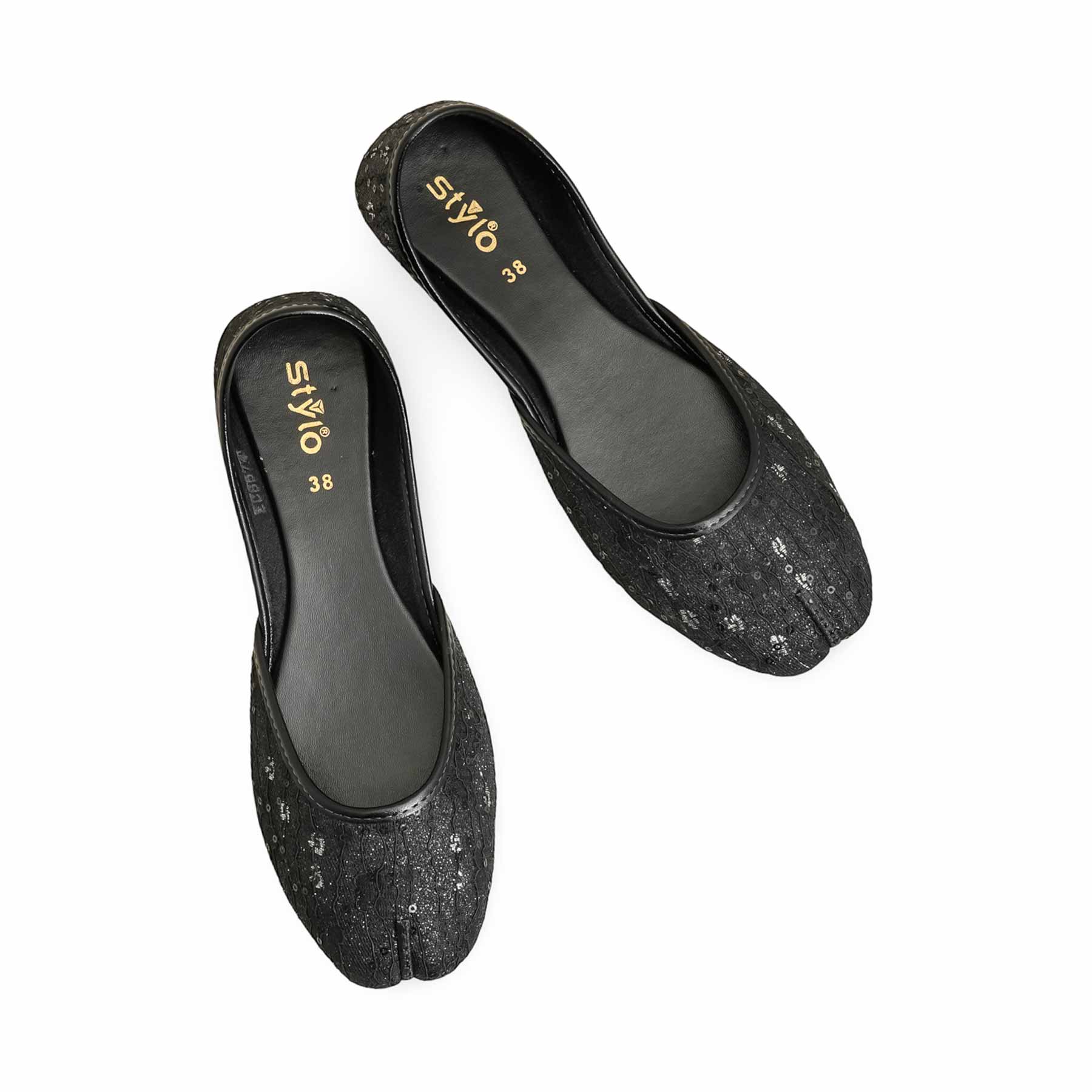 Black Ethnic Khussa EC8574 - Image 5