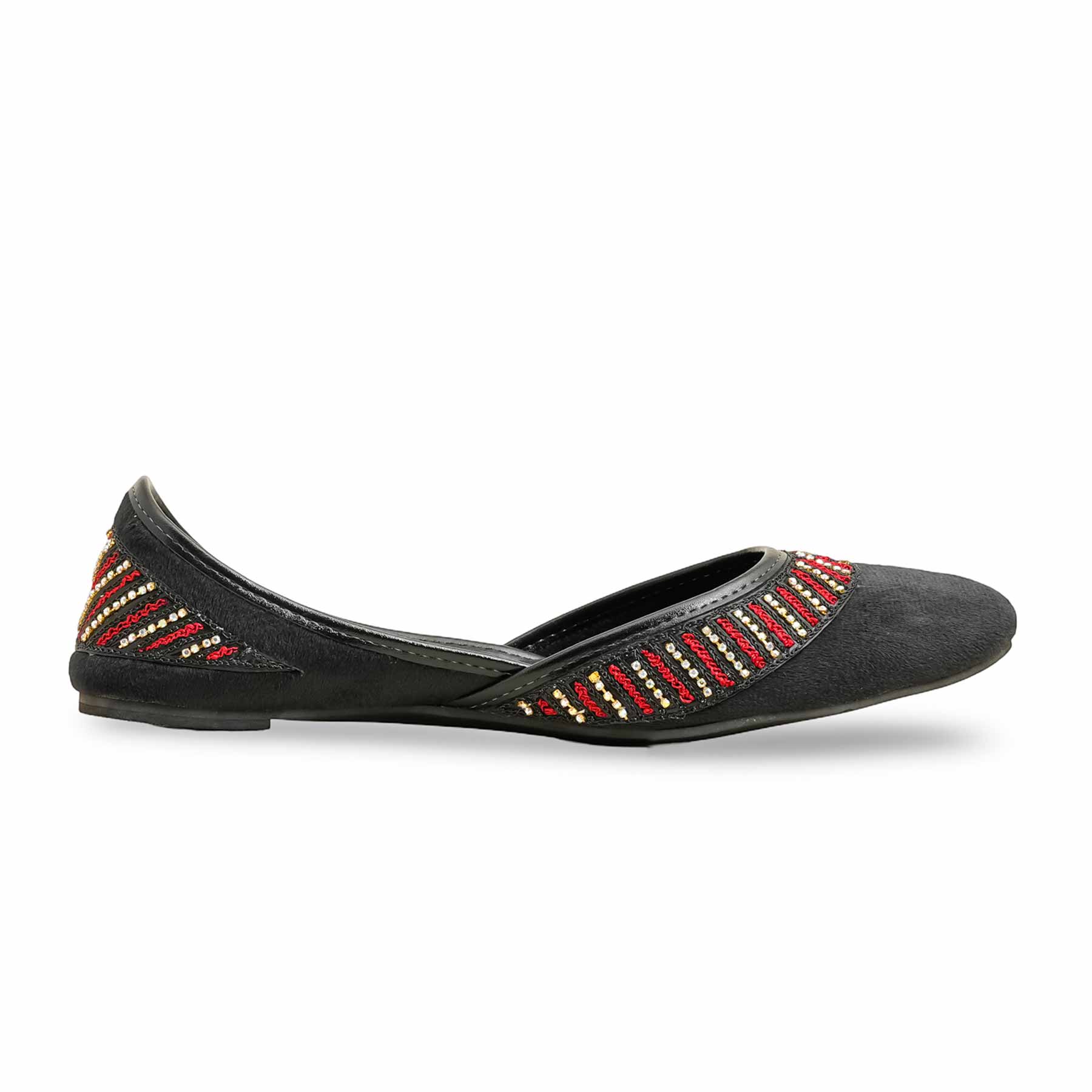 Black Ethnic Khussa EC8575 - Image 2