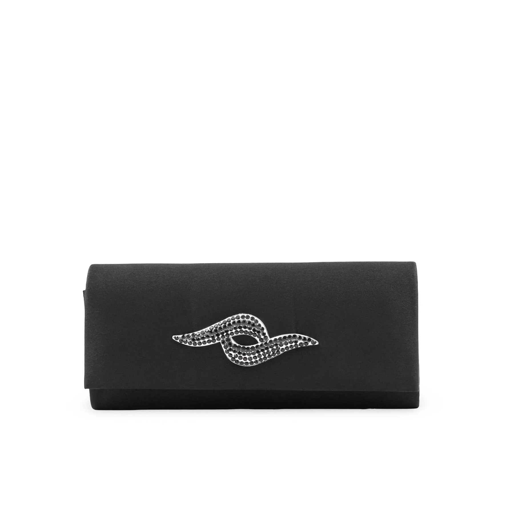 Black Fancy Clutch For Ladies P24412 - Image 2