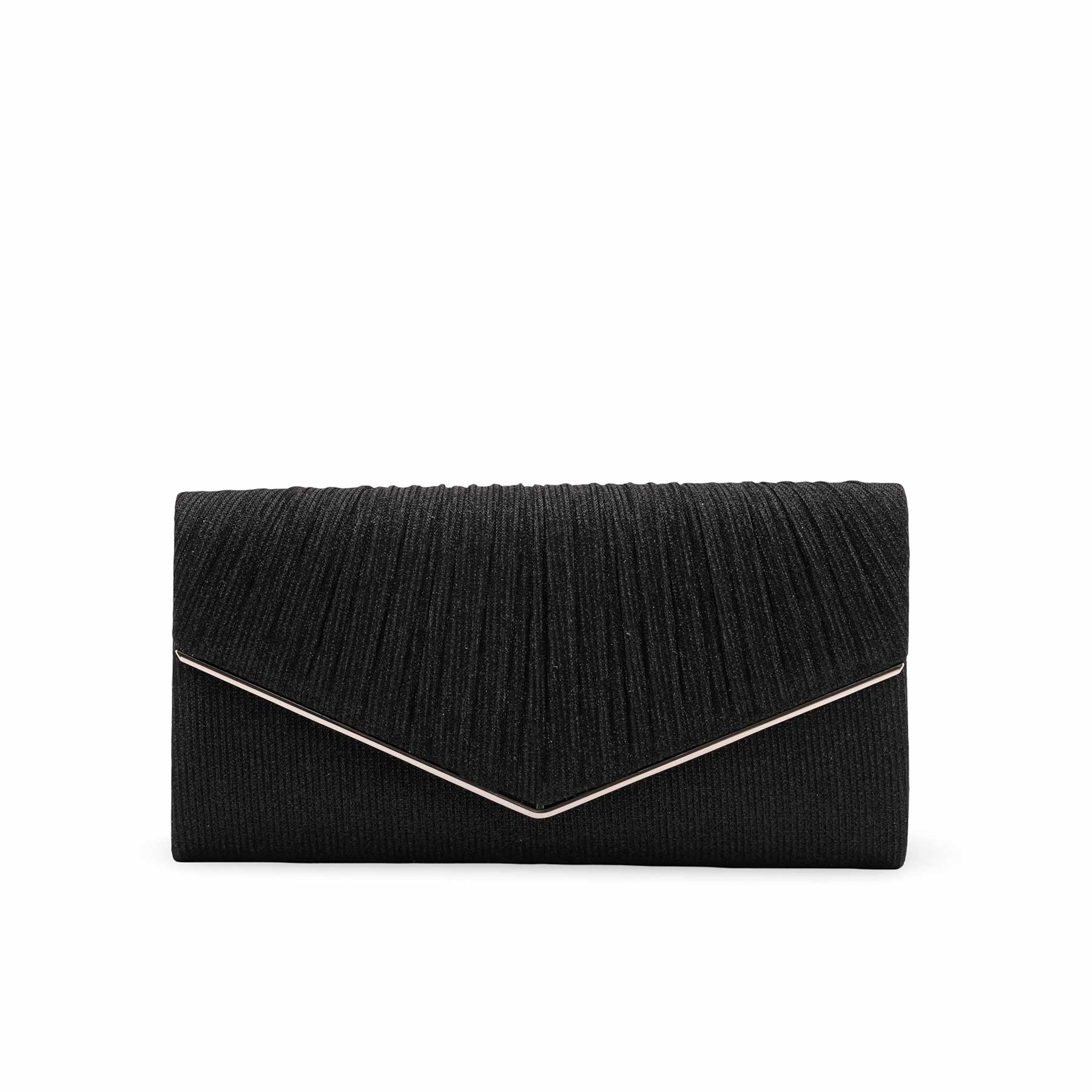 Black Fancy Clutch For Women P24428 - Image 2