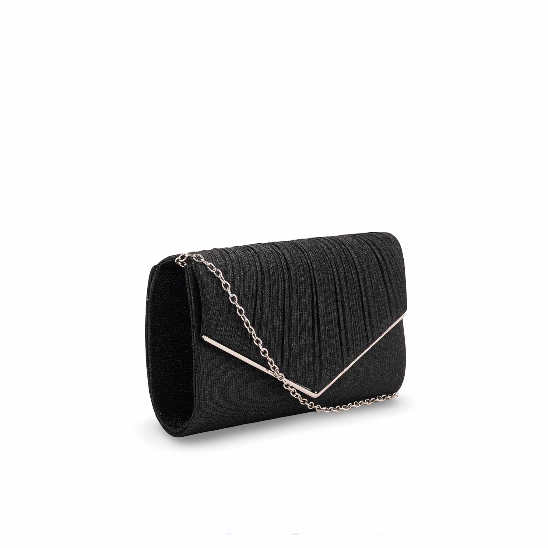 Black Fancy Clutch For Women P24428 - Image 3