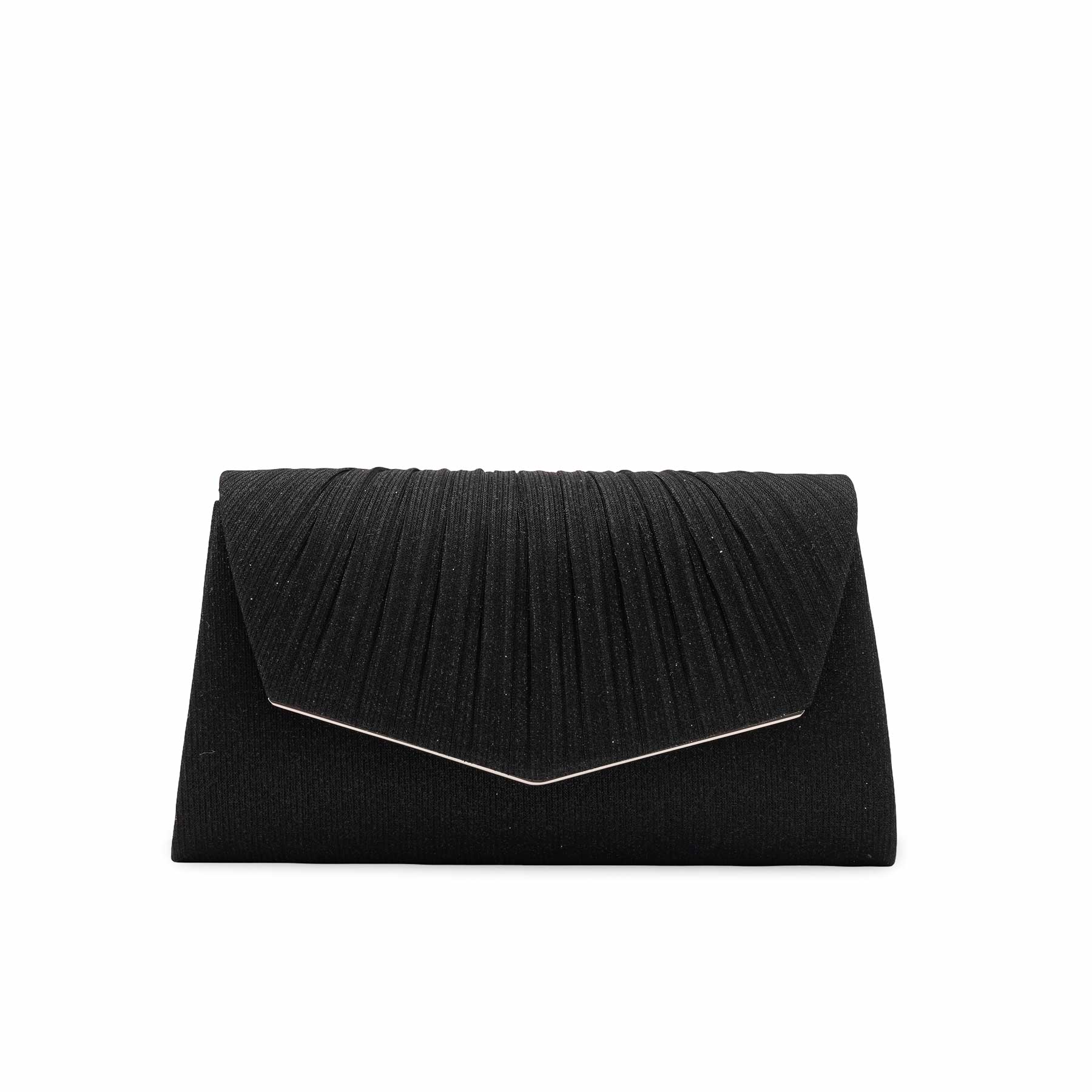 Black Fancy Clutch For Women P24430 - Image 2