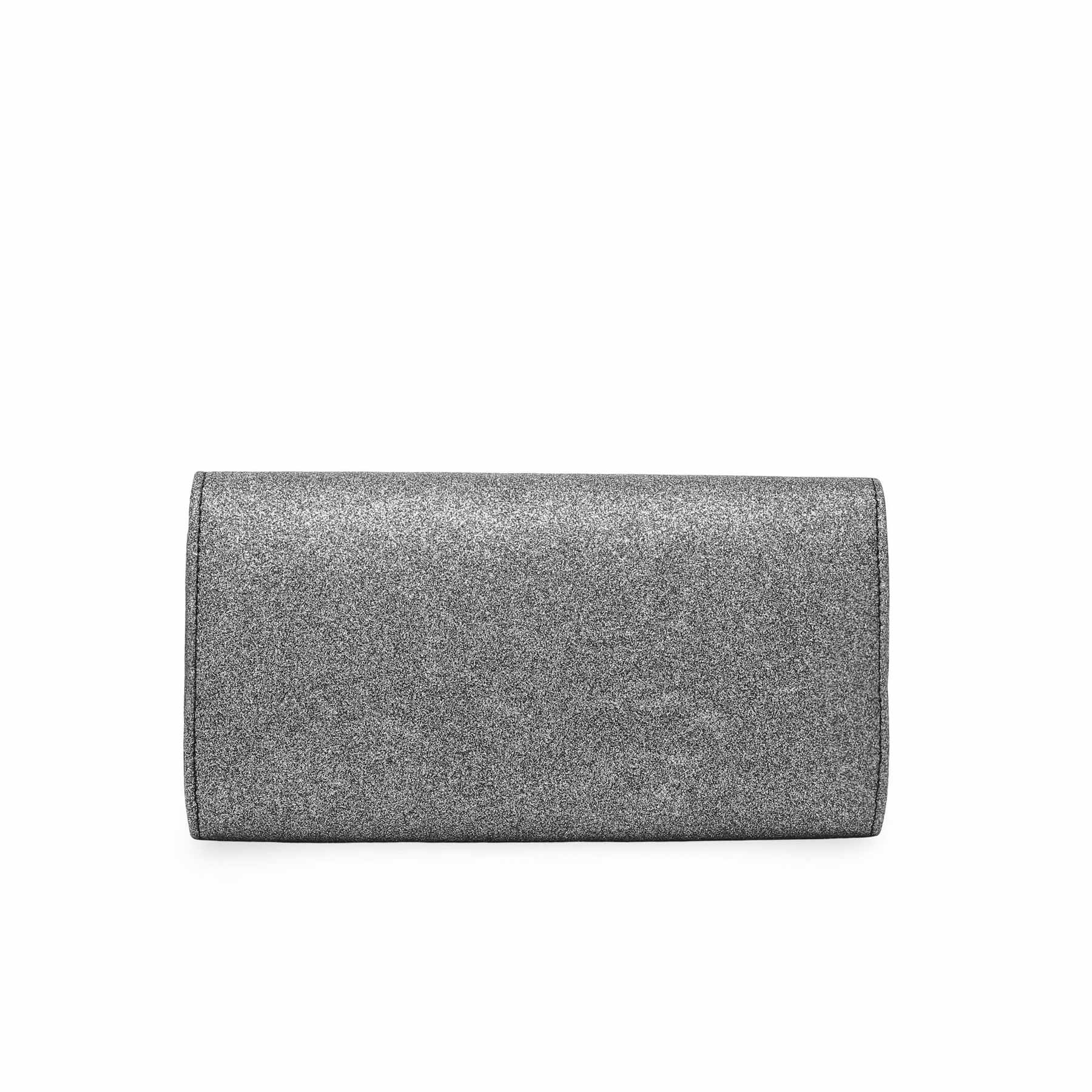 Black Fancy Clutch P15338 - Image 3