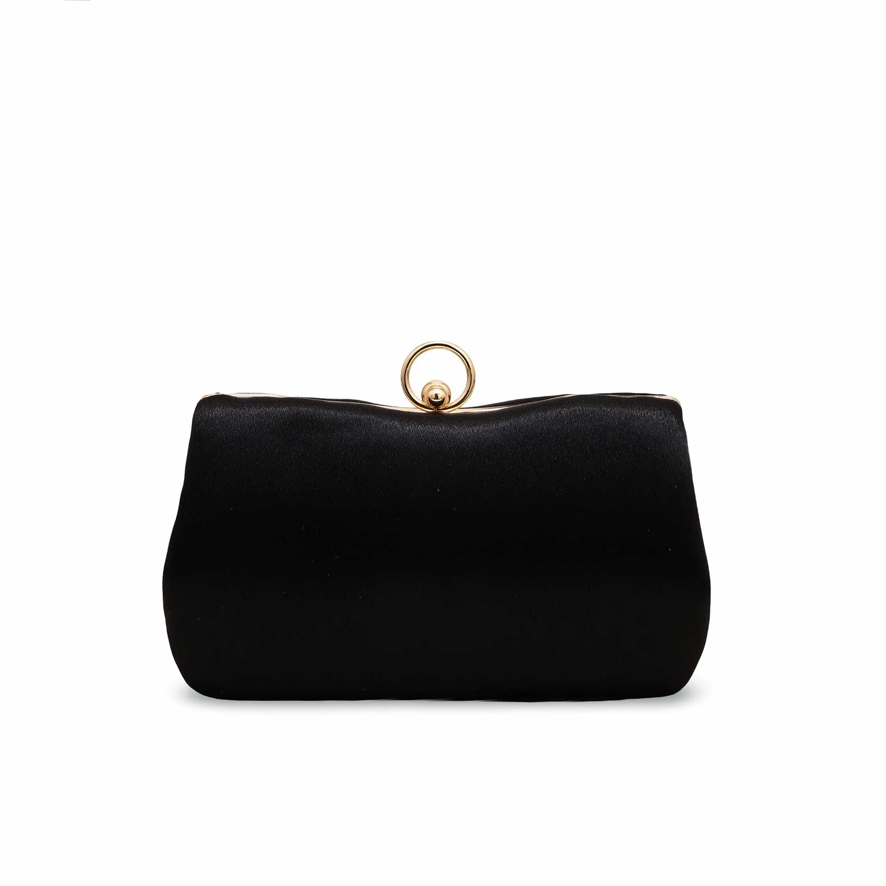 Black Fancy Clutch P15378 - Image 2
