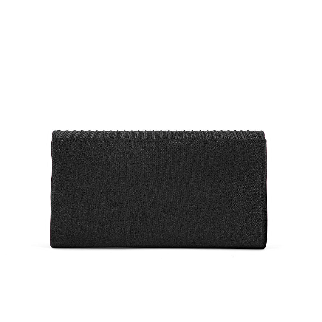 Black Fancy Clutch P24143 - Image 3