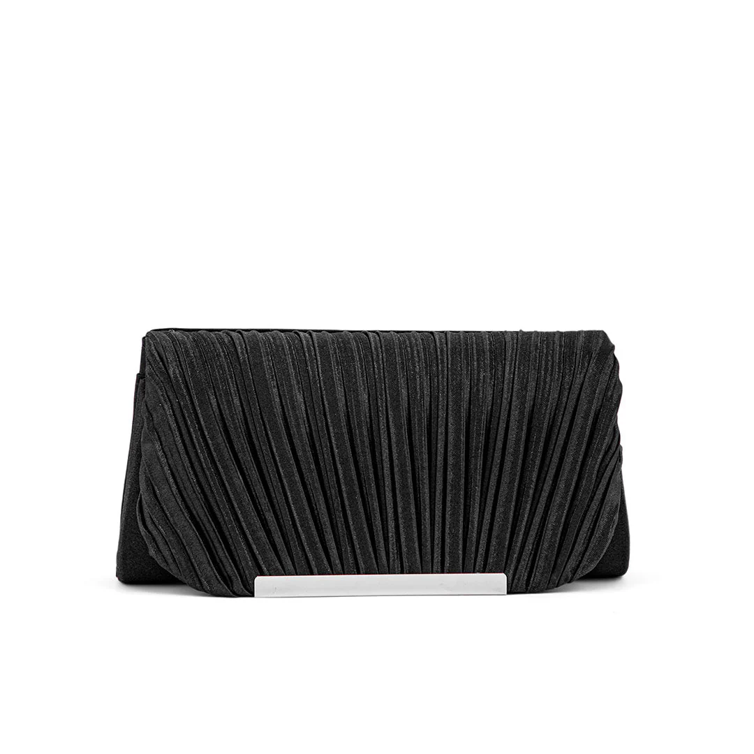 Black Fancy Clutch P24144 - Image 2