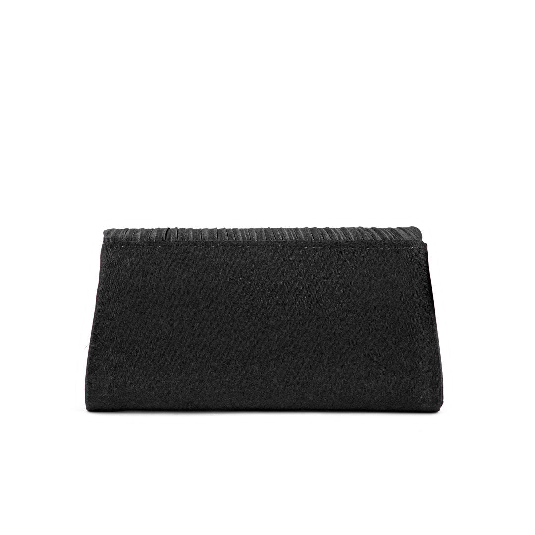 Black Fancy Clutch P24144 - Image 4