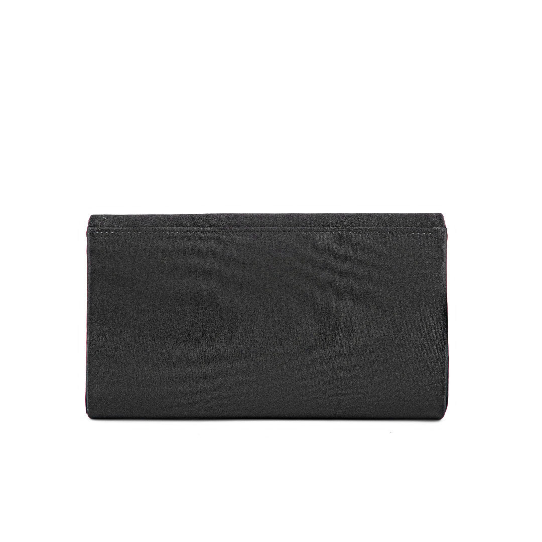 Black Fancy Clutch P24149 - Image 3