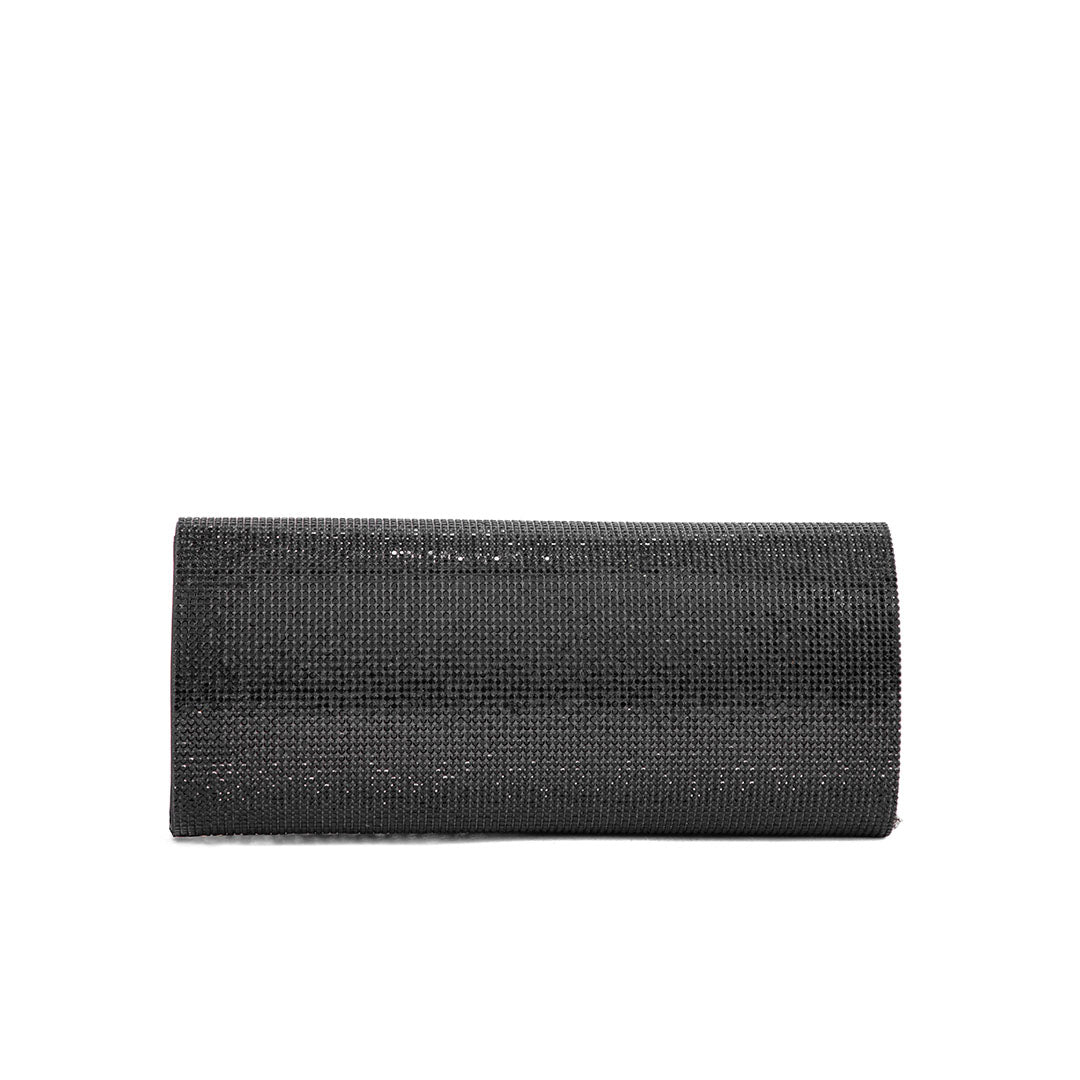 Black Fancy Clutch P24328 - Image 4