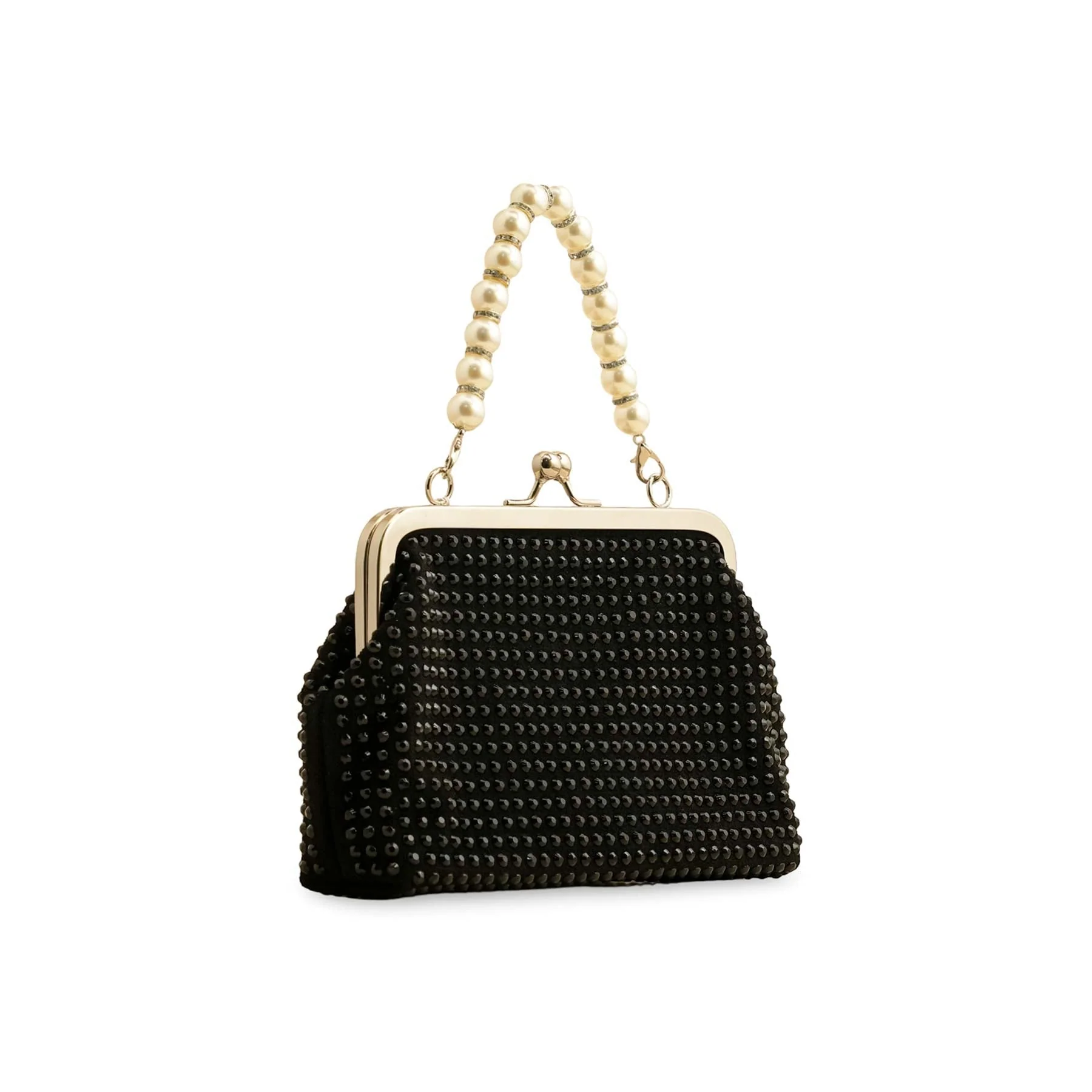 Black Fancy Clutch P36203 - Image 3