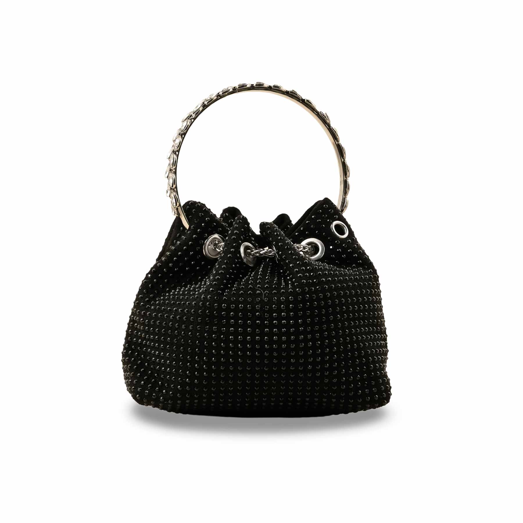 Black Fancy Clutch P36323 - Image 4