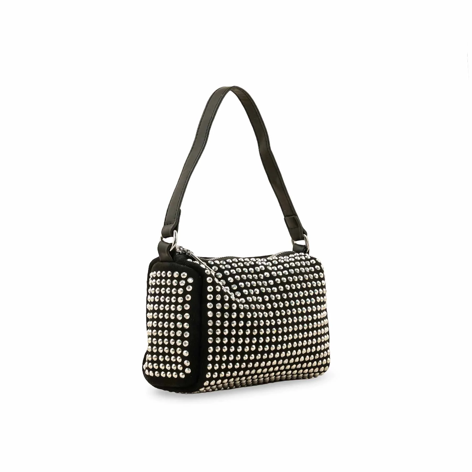 Black Fancy Clutch P36324 - Image 3