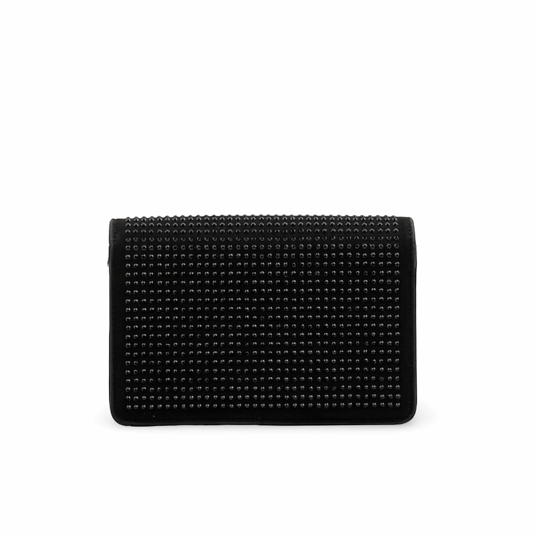 Black Fancy Clutch P36325 - Image 4