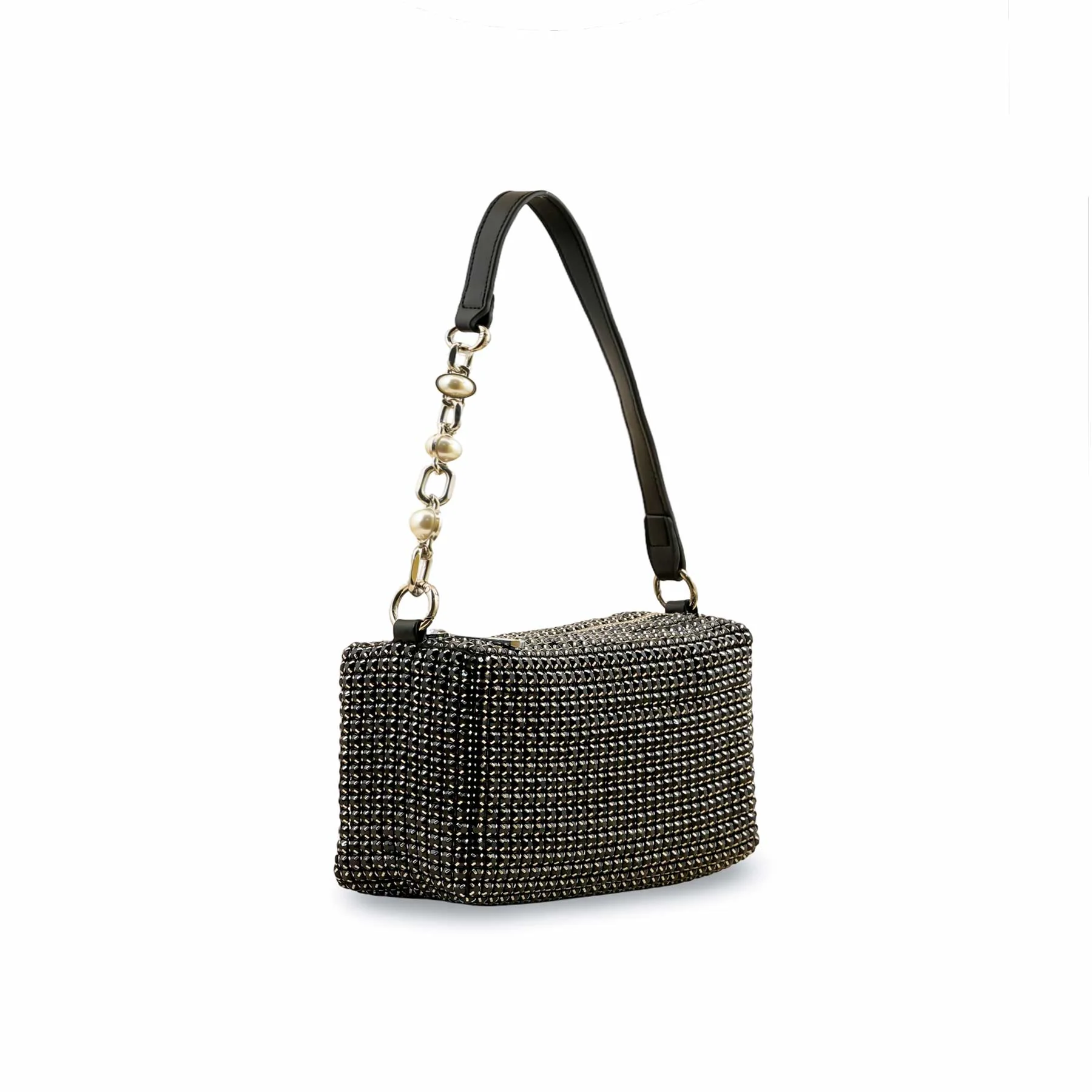 Black Fancy Clutch P36328 - Image 3