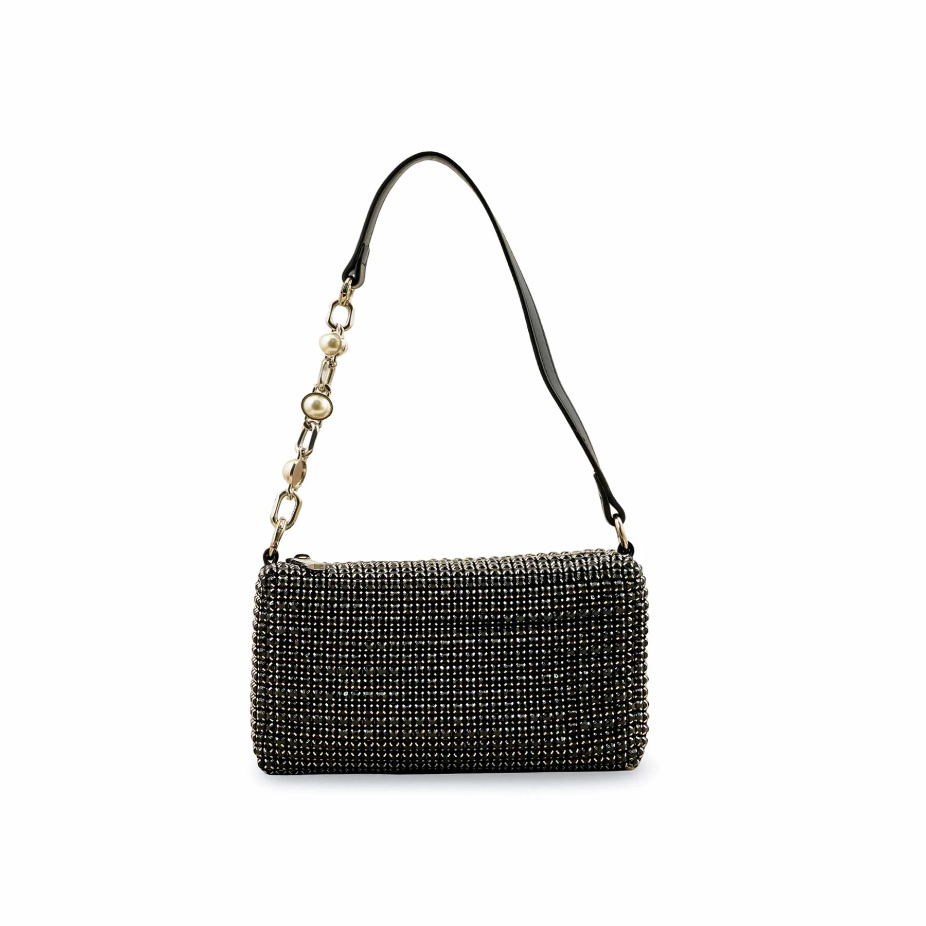 Black Fancy Clutch P36328 - Image 4