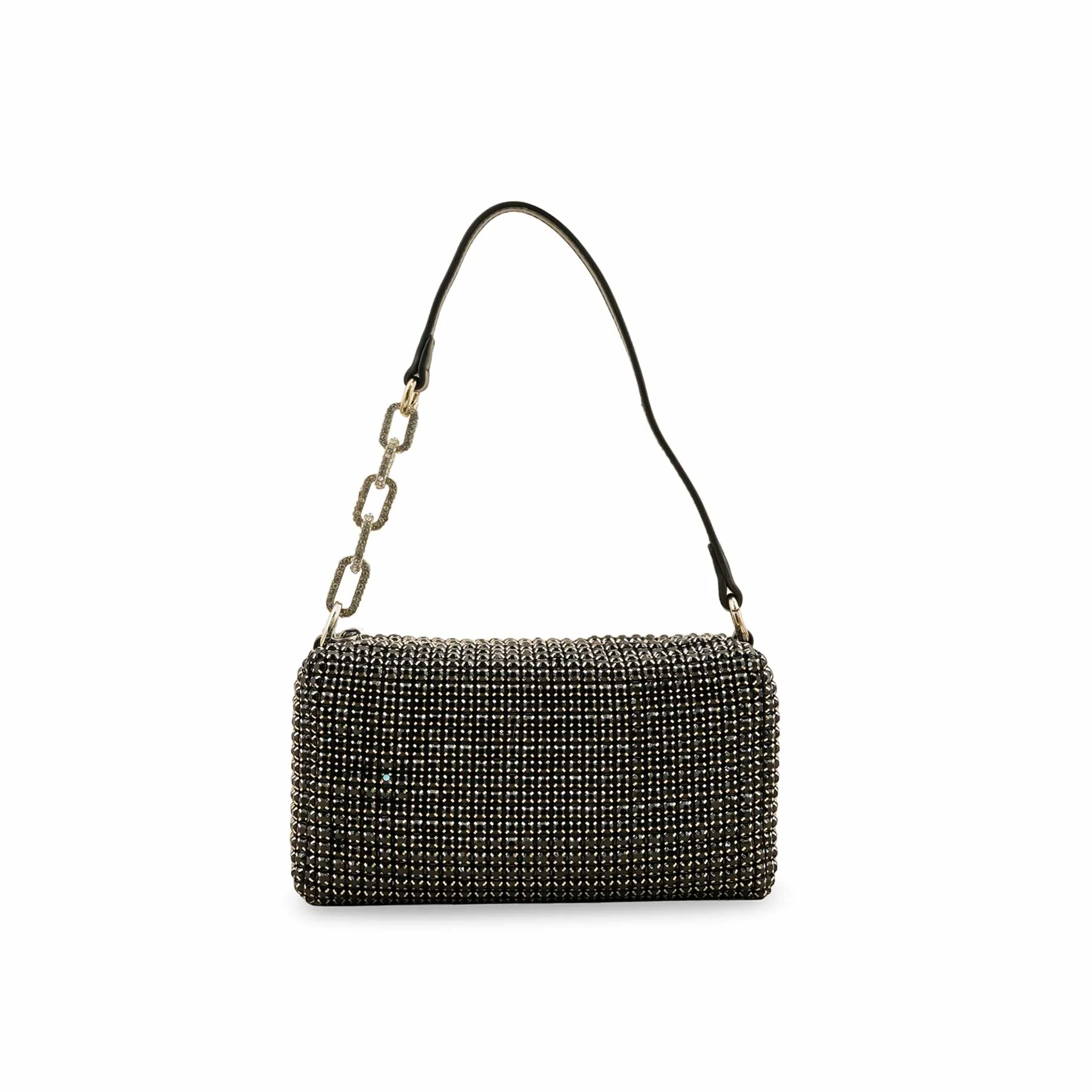 Black Fancy Clutch P36332 - Image 4