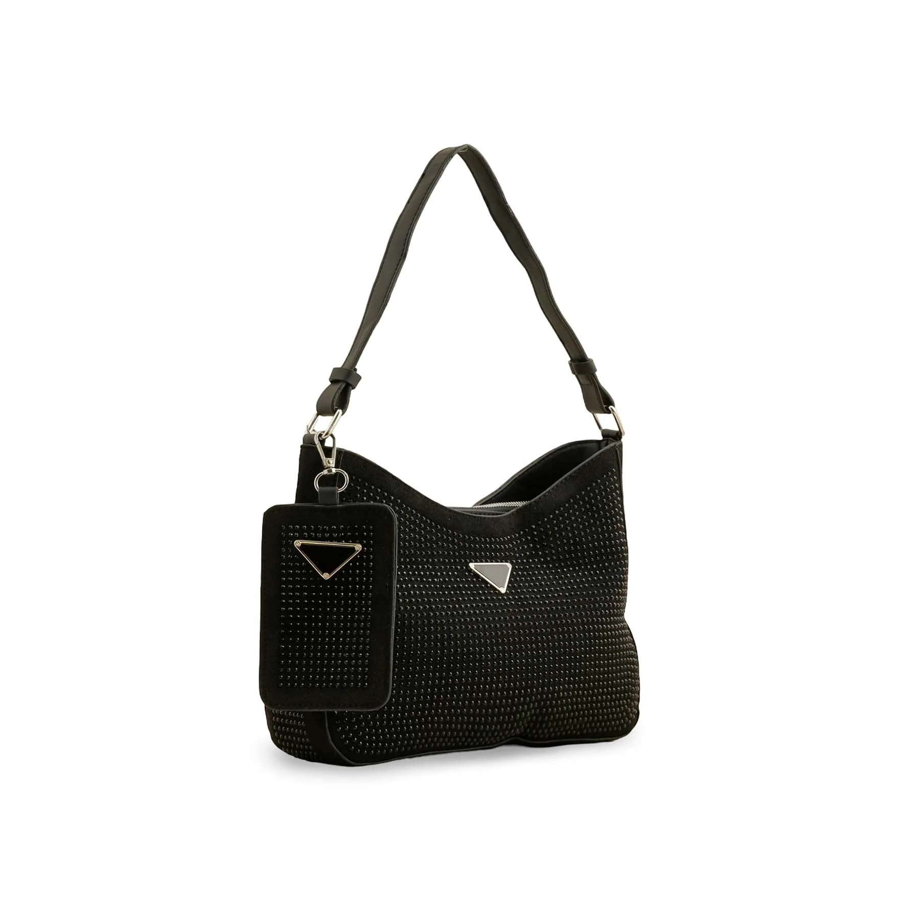 Black Fancy Hand Bag For Ladies P36196 - Image 2
